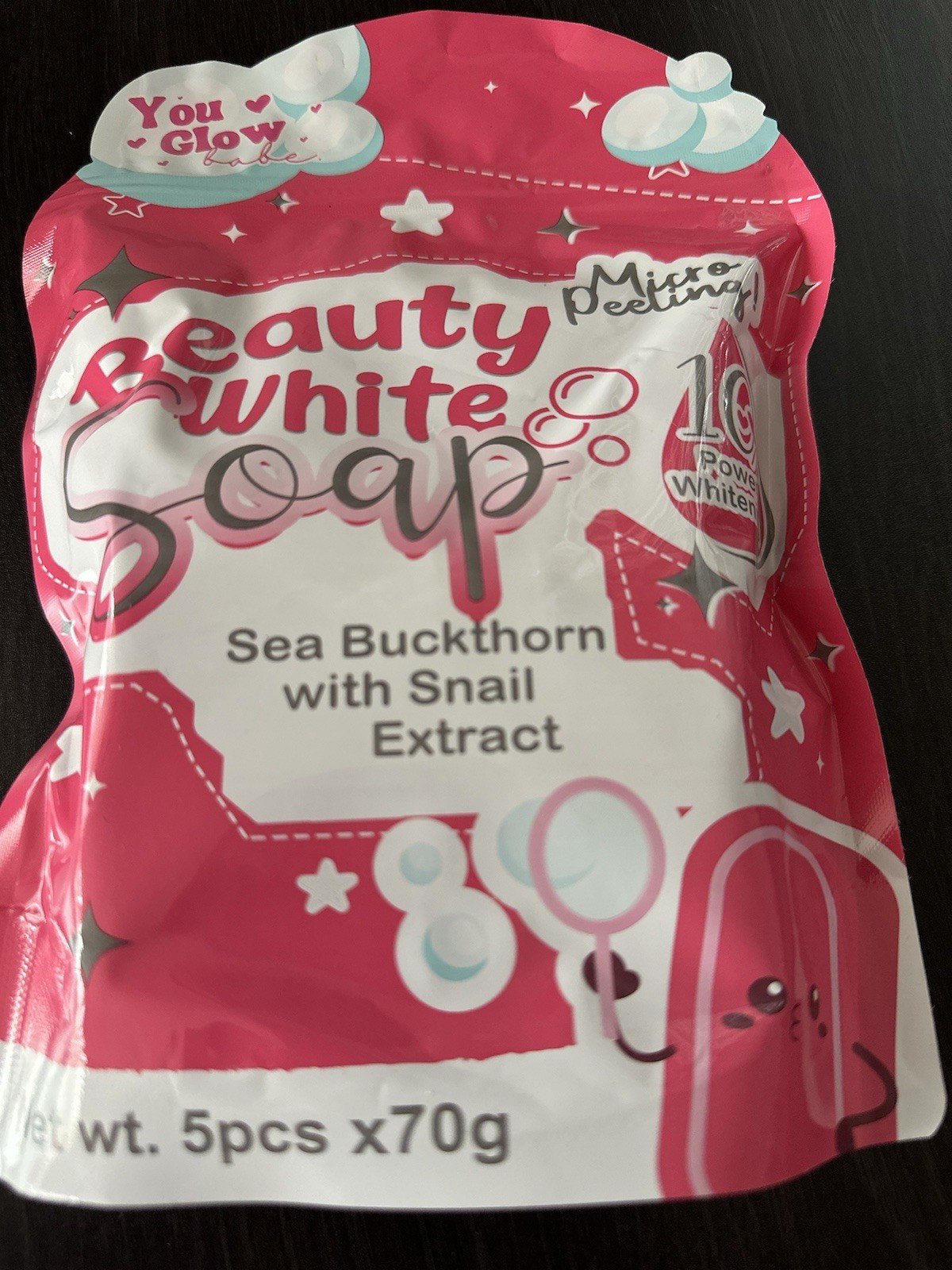 Beauty White Soap by You Glow Babe, 5 Bars x 70g