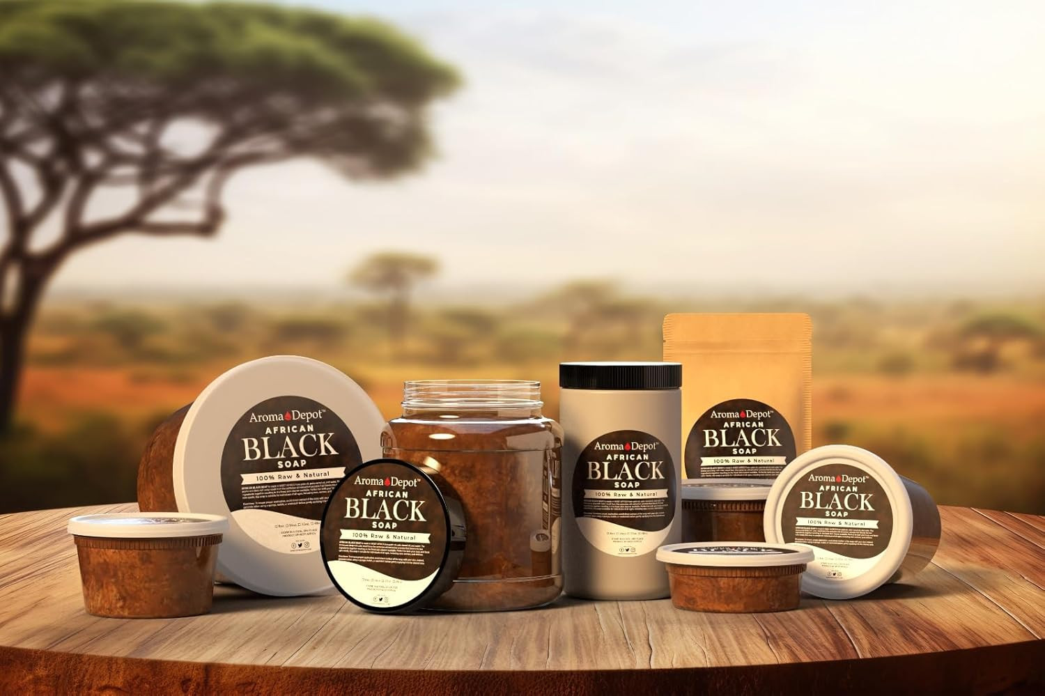 African Black Soap Paste 16 Oz 100% Natural Raw Soap for Acne, Eczema, Psoriasis