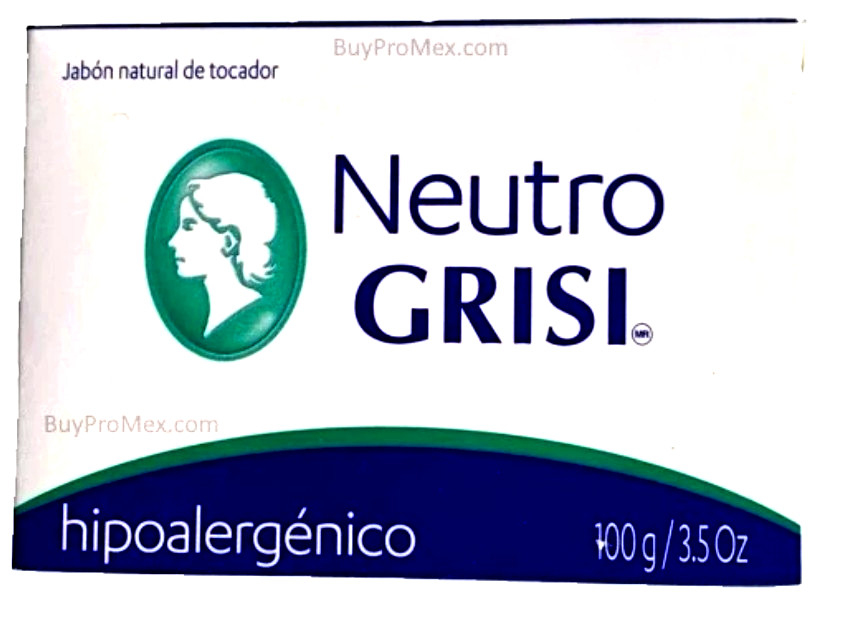 4-Neutro Grisi Neutral Bar Soap 3.5 OZ per Bar-Brand New & Sealed