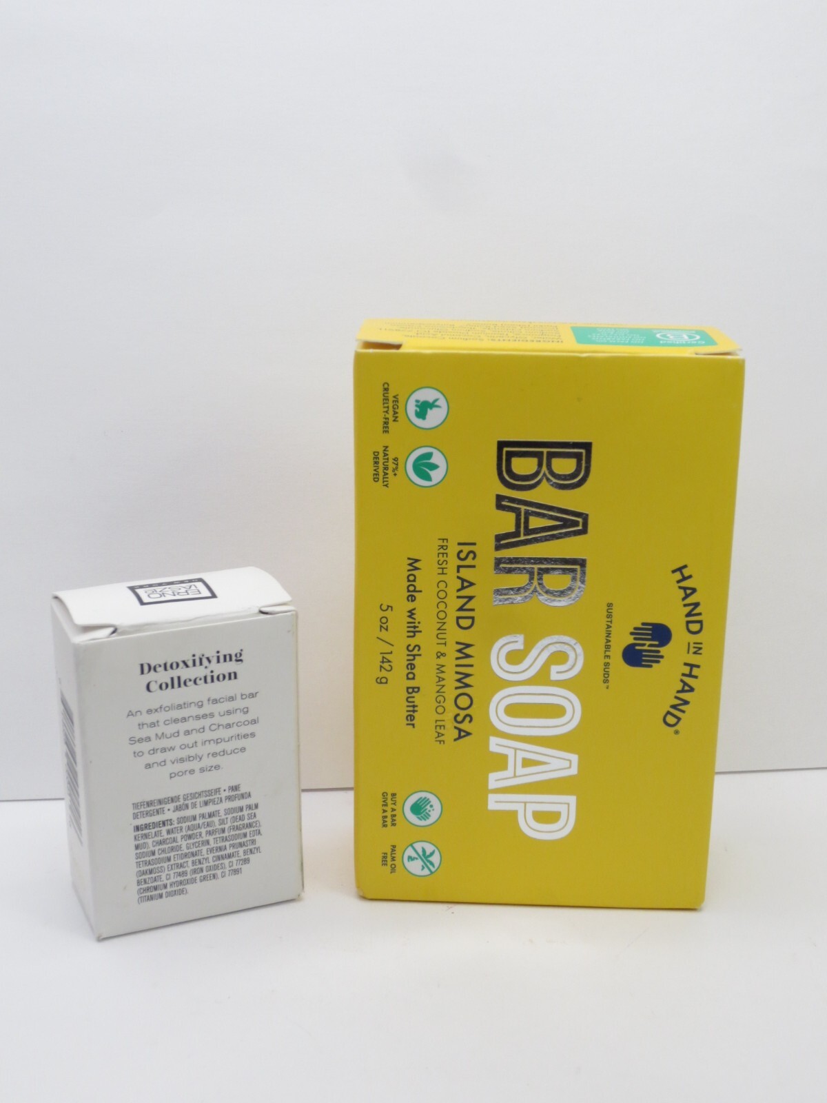 HAND IN HAND BAR SOAP ISLAND MIMOSA 5 OZ & ERNO LASZLO CLEANSING BAR 0.6 OZ