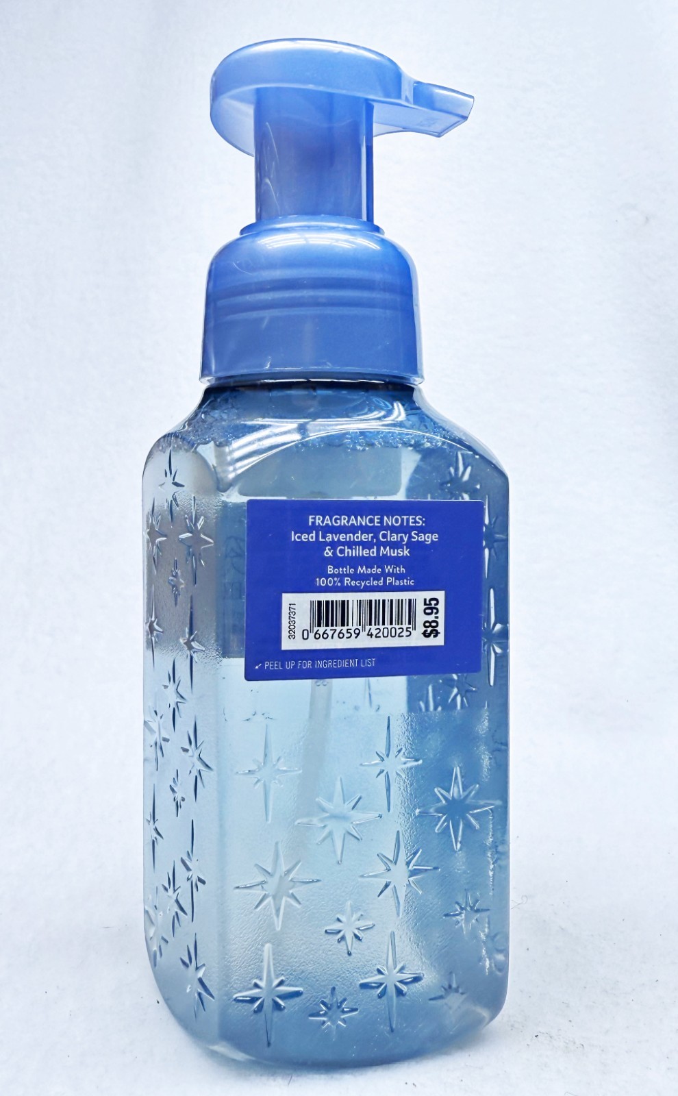 3 Bath & Body Works ICED BLUE LAVENDER Gentle Foaming Hand Soap 8.75 oz