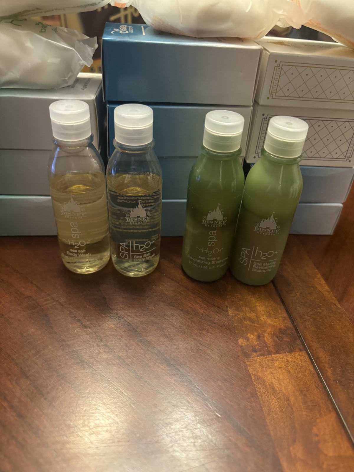 Disney Resorts Bath Soap Bar, lotion & Shampoo / Conditioner h2o sea salt spa