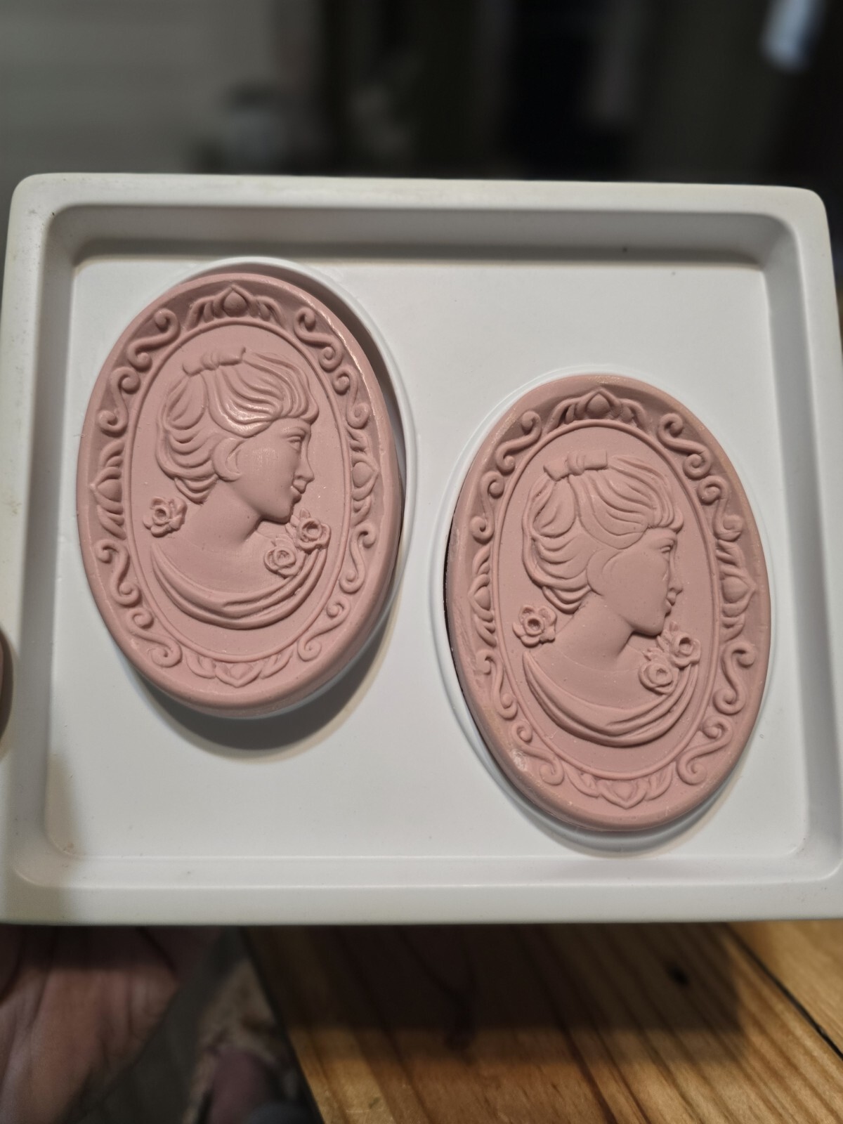 Vintage Cameo Elegant Gift Soaps in Box Scented 3.5oz Each
