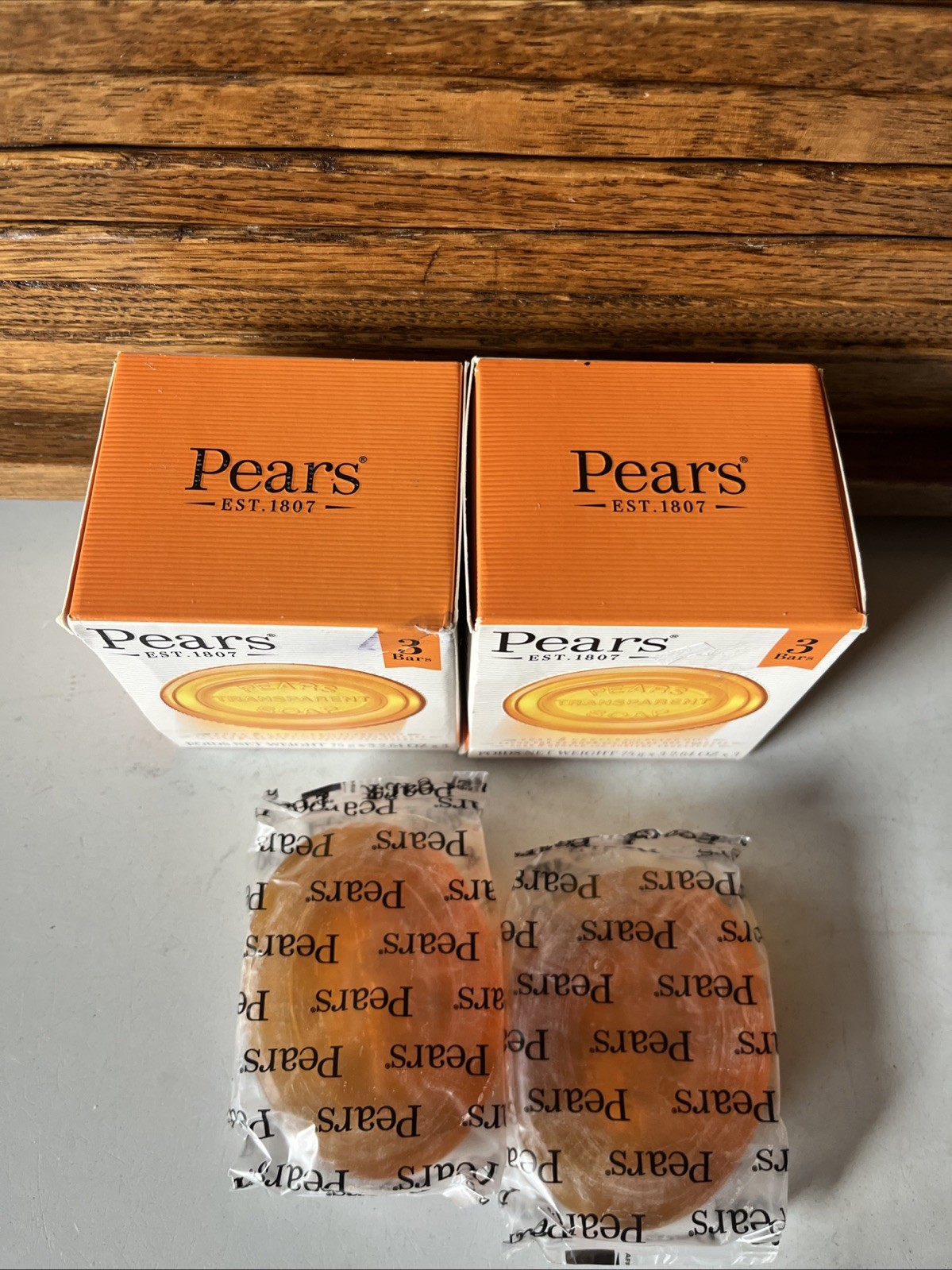 Pears Transparent Glycerin Bar Soap 2.64 Oz – (8) Bars in total Pure W/Plant Oil