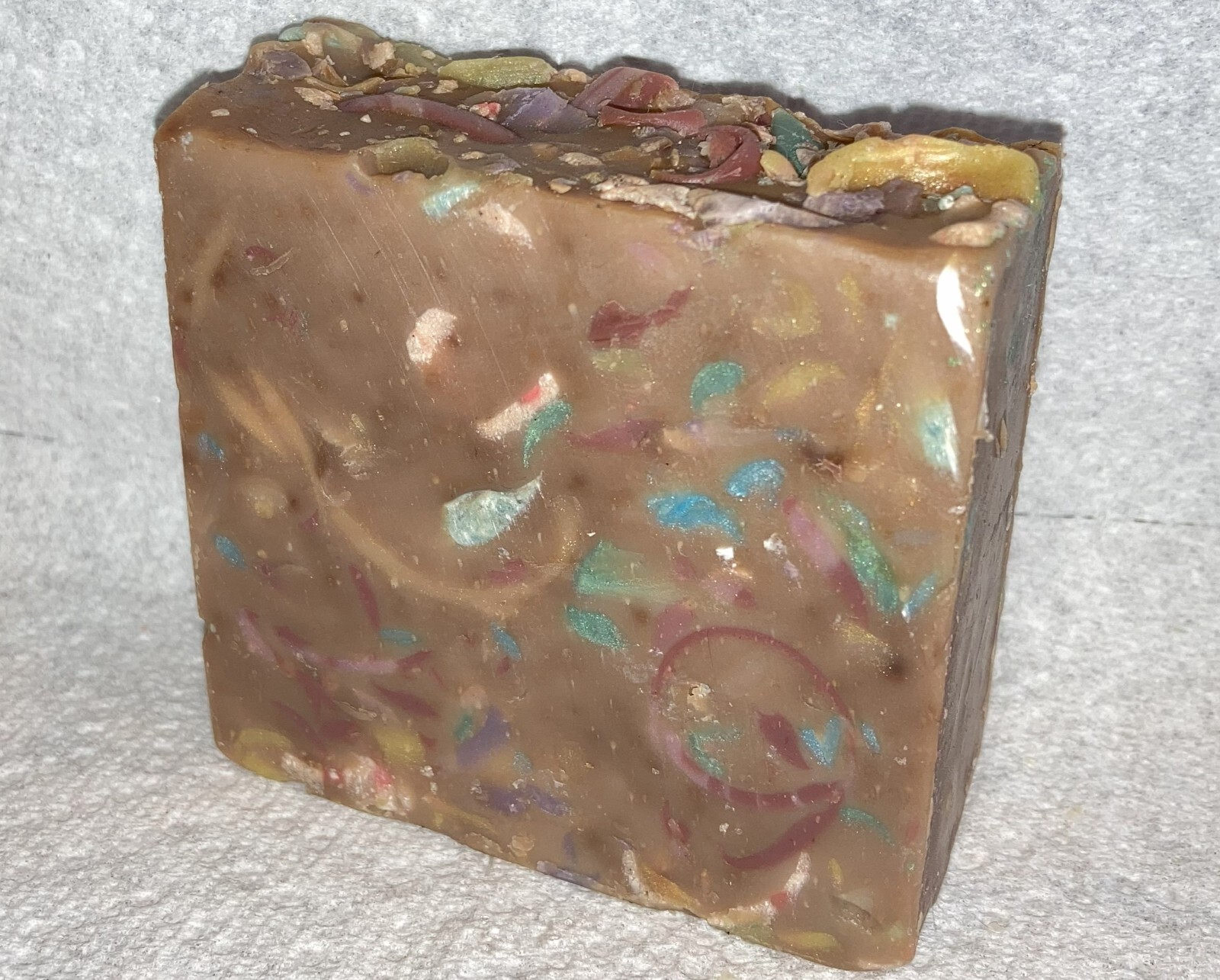Handmade Bakery Sweets Soap – Scent: Confetti Cake – 4 oz. w/Cocoa & Shea Butter