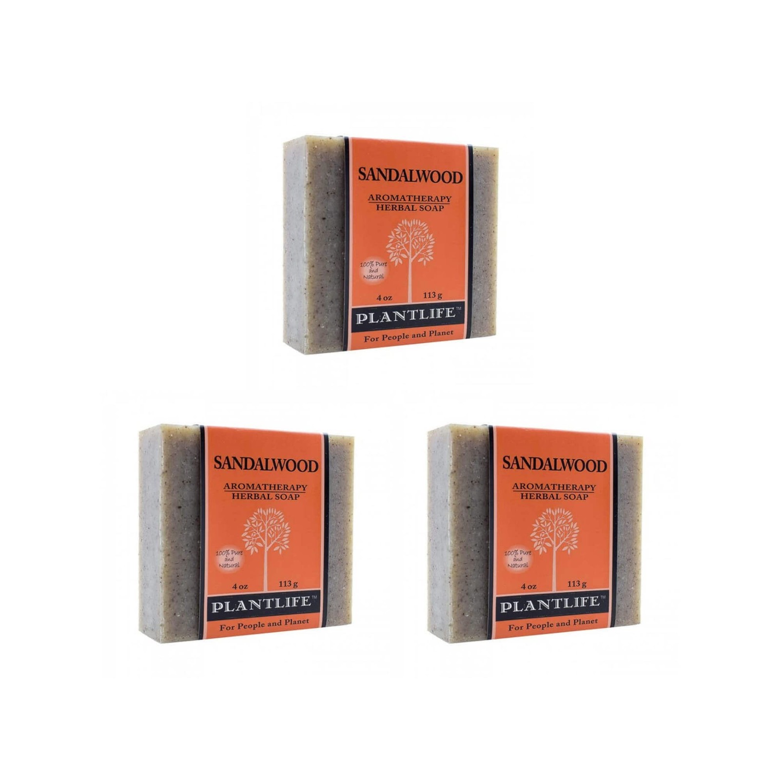 Sandalwood 3-Pack Bar Soap – Moisturizing and Soothing Soap for Your Skin – H…