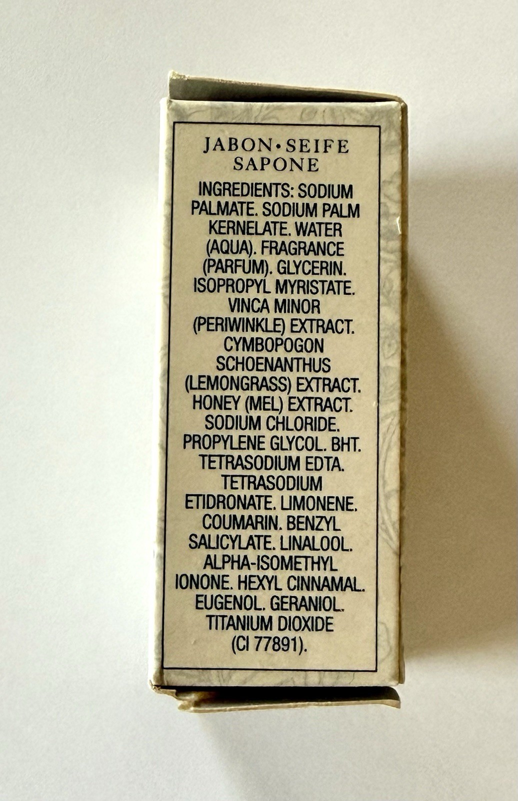 NIB Crabtree & Evelyn Nantucket Briar Scented Bath Soap Lemon/ Honey 1.4 oz Bar