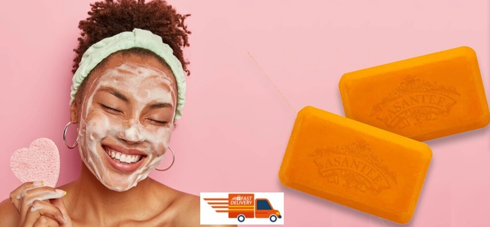 6XAsantee Papaya & Honey Soap Q10 Thai Herbal Skin Care Anti Acne Whitening