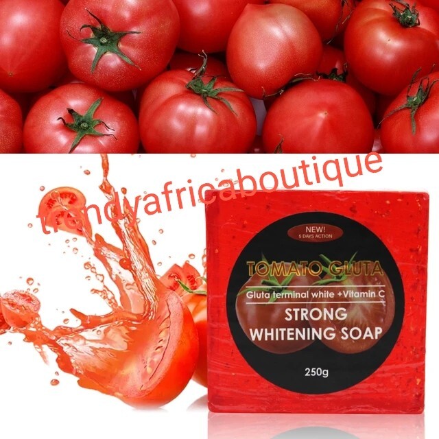 Tomato Glutathion Strong Whitening Soap 5 Vit.c & Collagen 250g X 1👌