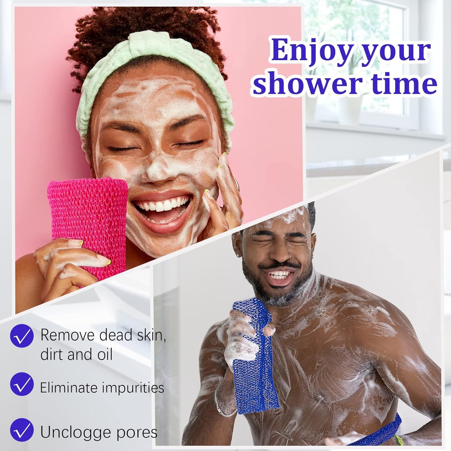Beauty & Personal Care›Personal Care›Bath & Bathing Dark Blue, Pink
