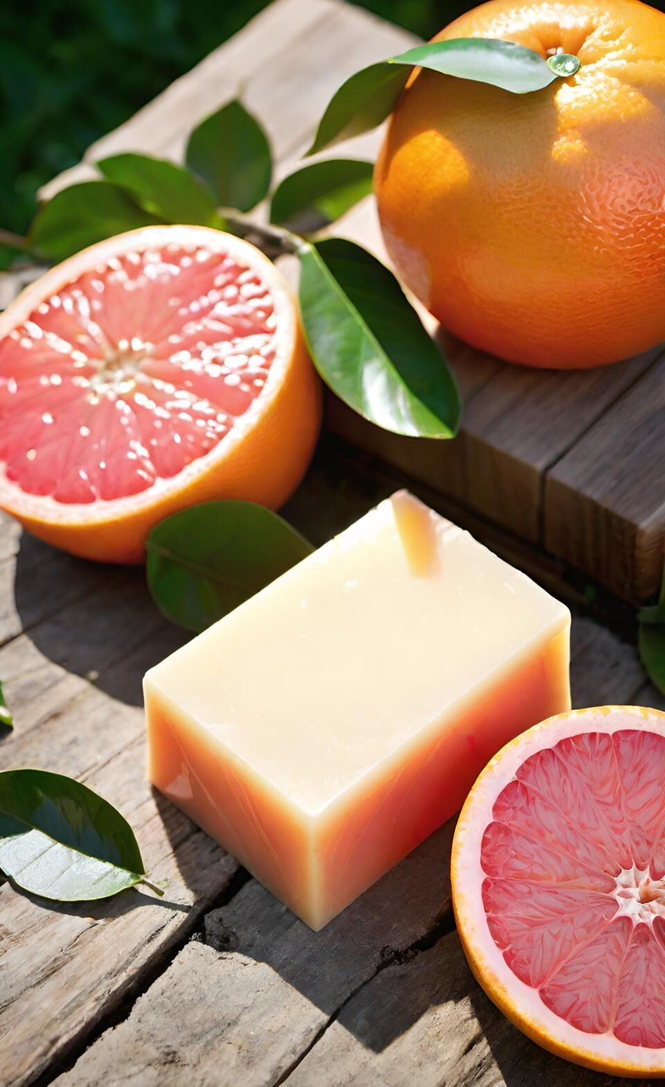 Grapefruit Handmade Organic Soap Bar Natural Oil Wonderful Scent Premium Body