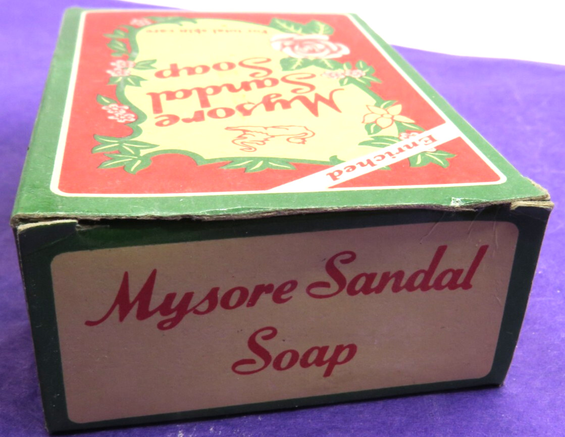 1999-Mysore Sandal Bathing Soap 125gm Bathing Soap Bar-Pure Sandalwood Oil India