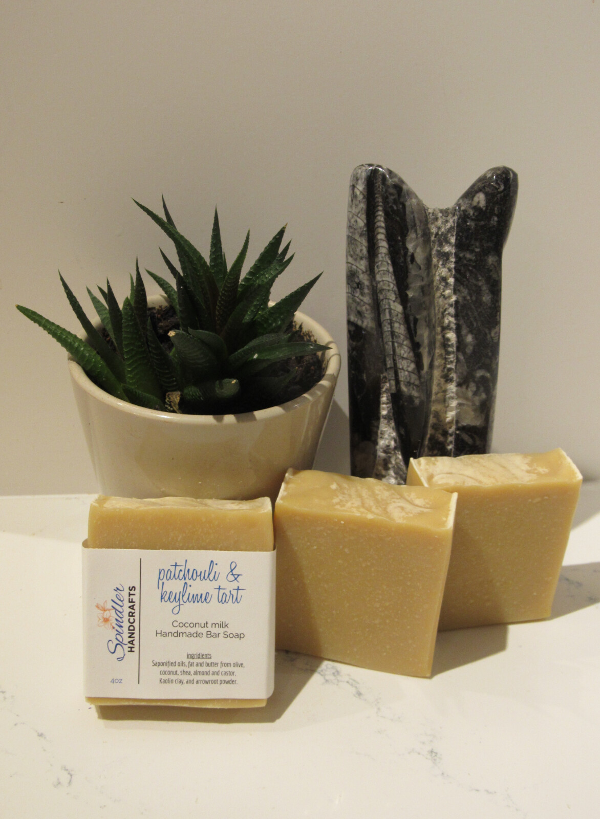 PATCHOULI & KEY LIME TART – Moisturizing Handmade – Homemade Bar Soap, wt. 4oz