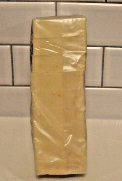 Carrot Citrus Cold Processed handmade soap loaf, 9 precut bars- FREE Shipping