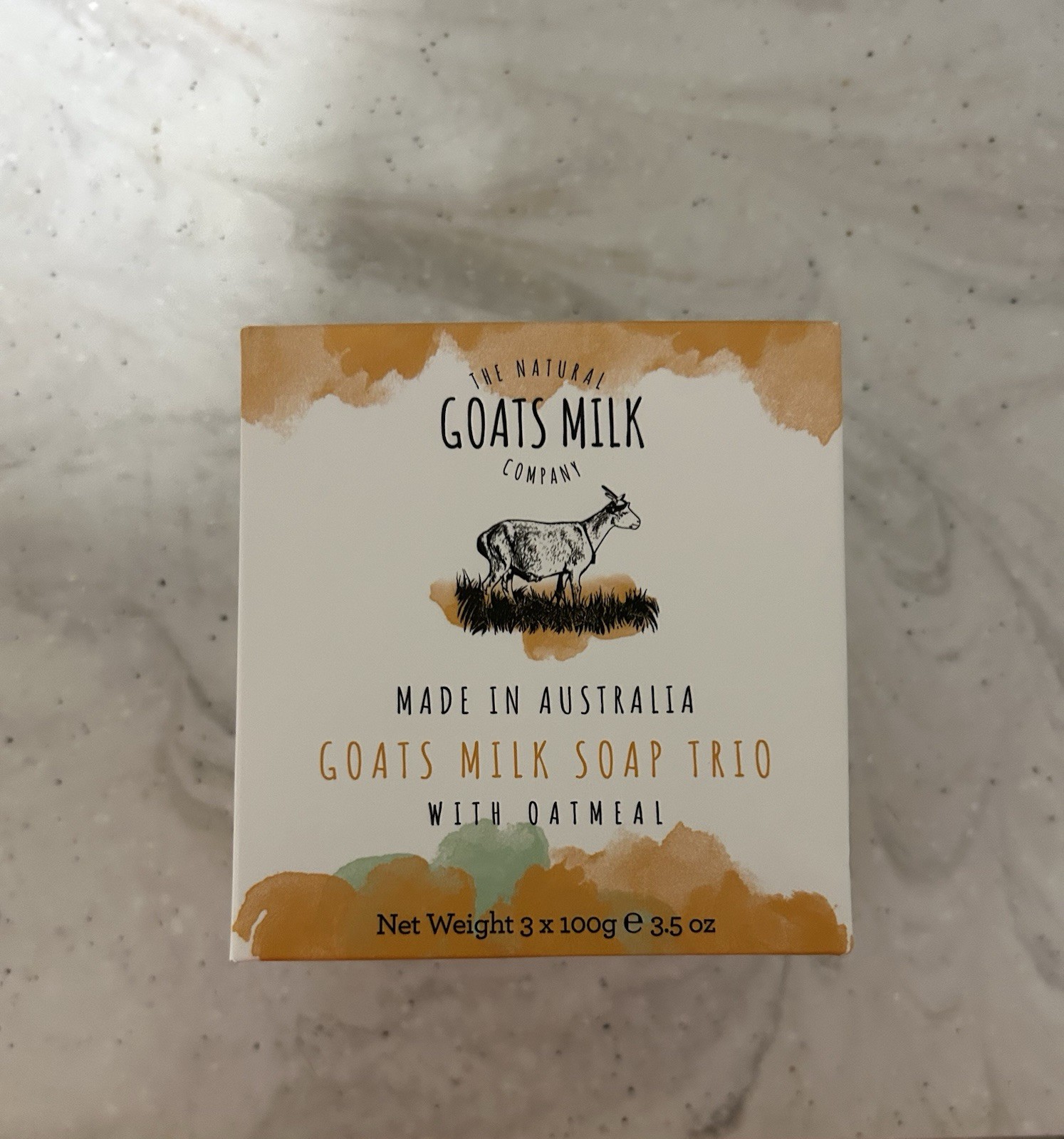 The Natural Goats Milk Company Soap 3 Bars With Oatmeal New