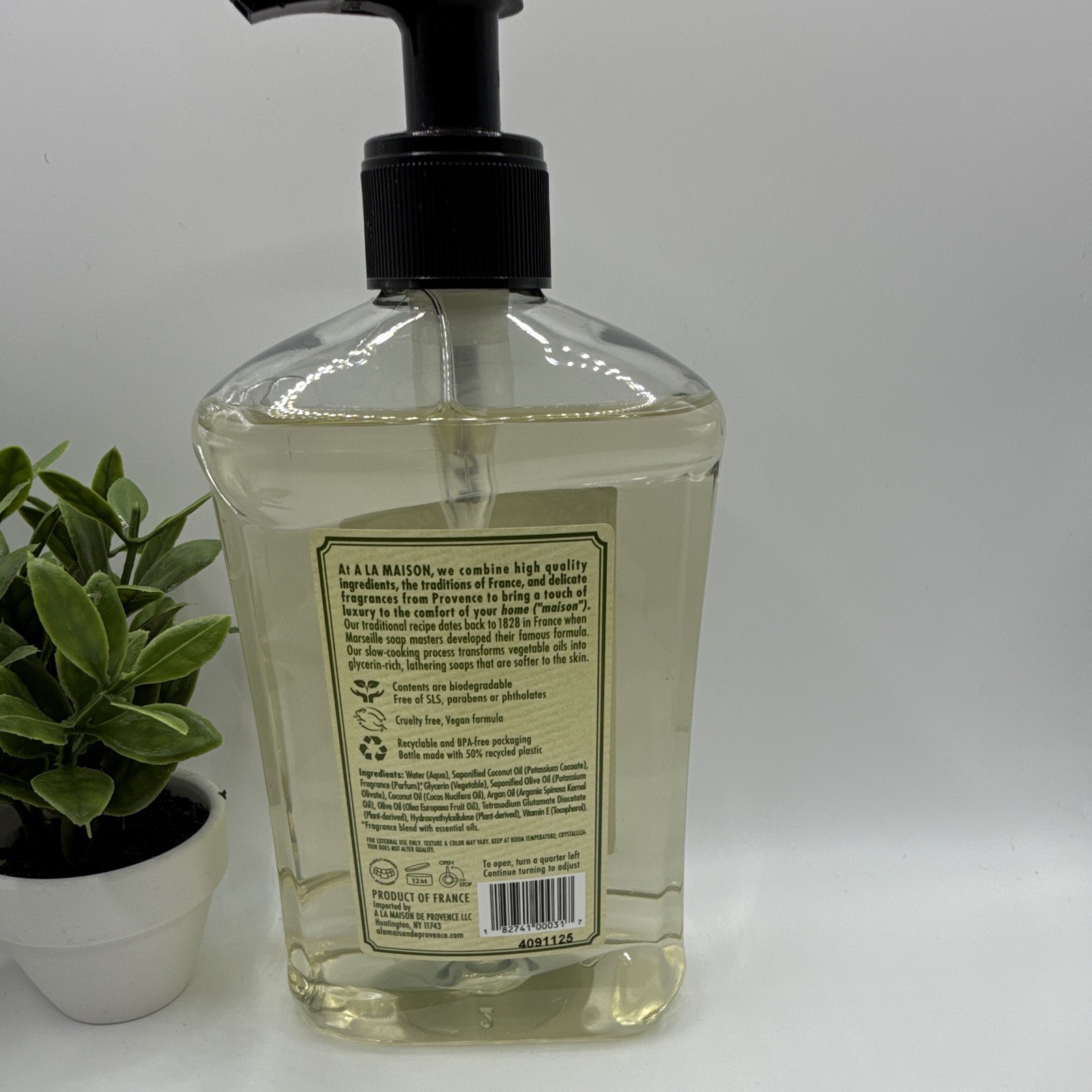 A LA MAISON de Provence Rosemary Mint Liquid Hand & Body Soap 16.9 fl oz