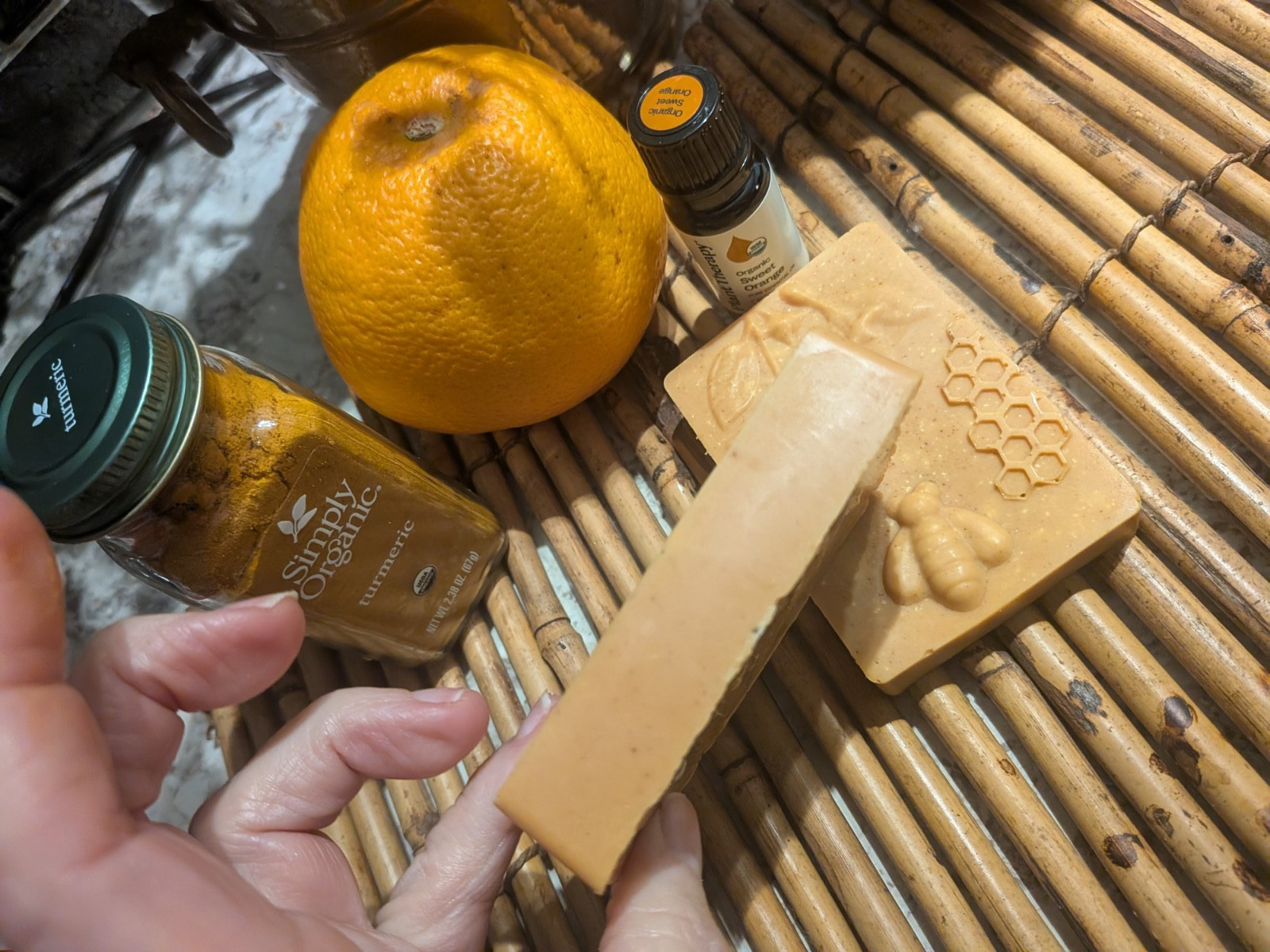 Orange Sunshine, Organic soap Turmeric Sweet Orange
