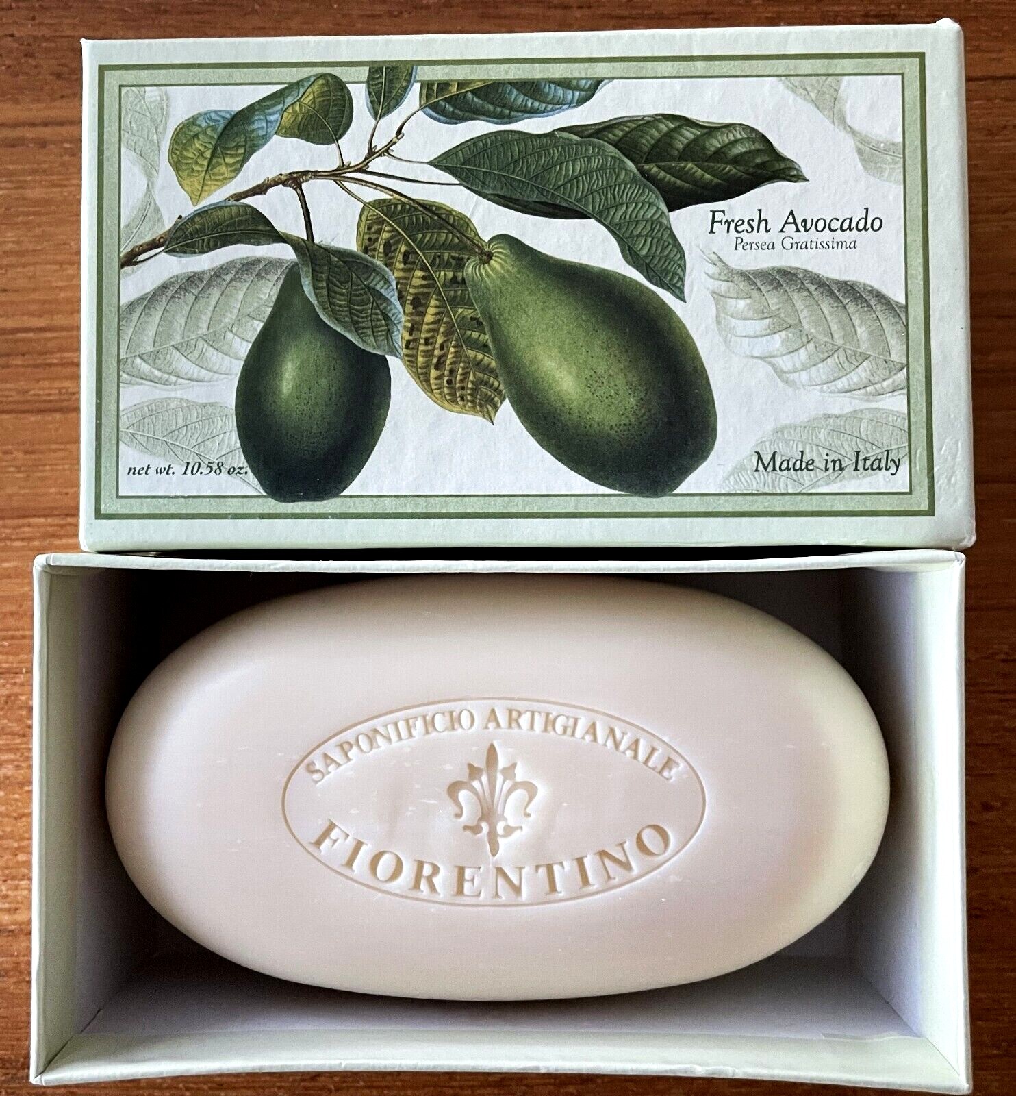 Saponificio Artigianale Fiorentino Avocado Bar Soap 10.58 ounces Made in Italy