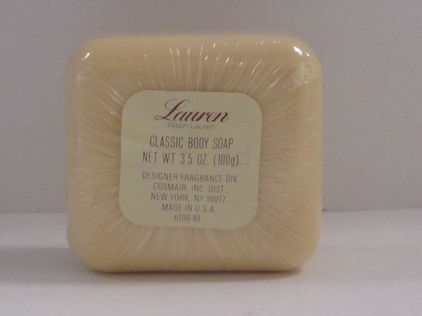 Lauren by Ralph Lauren For Women 3.5 oz Classic Body Soap Brand New