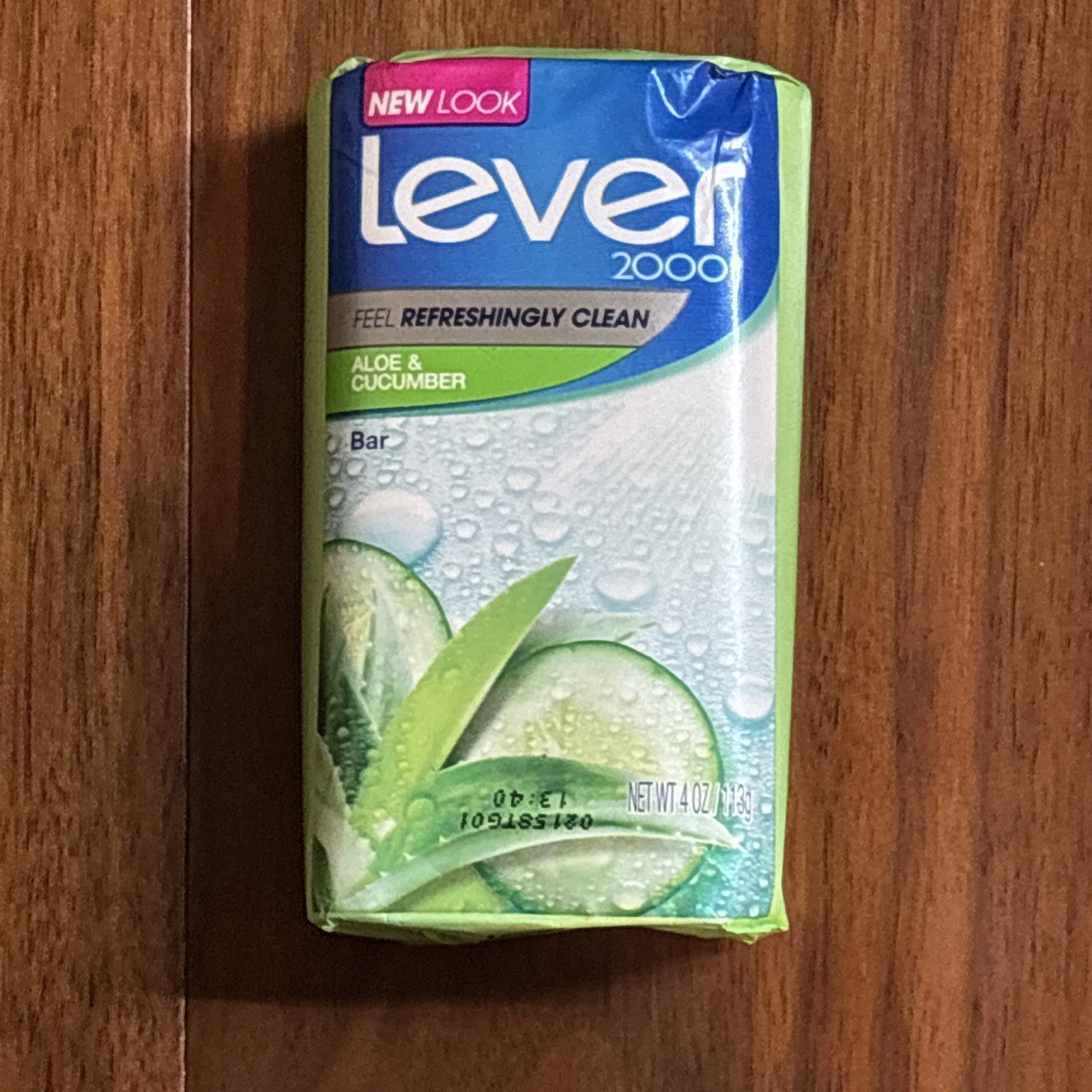 3.15 oz Bar Lever 2000 Bar Soap Aloe & Cucumber Discontinued