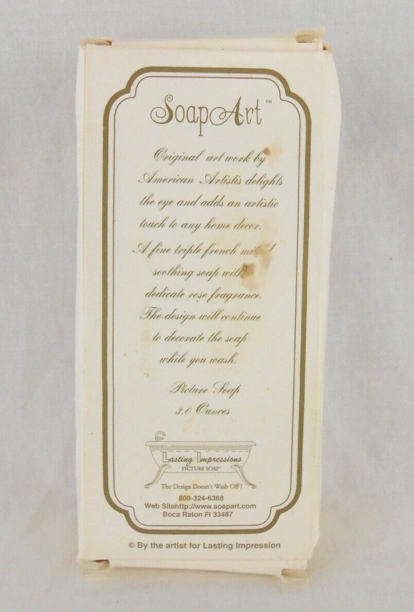 Lasting Impressions Soap Art 3.0 oz Picture Soap Bath Bar Welcome Guest