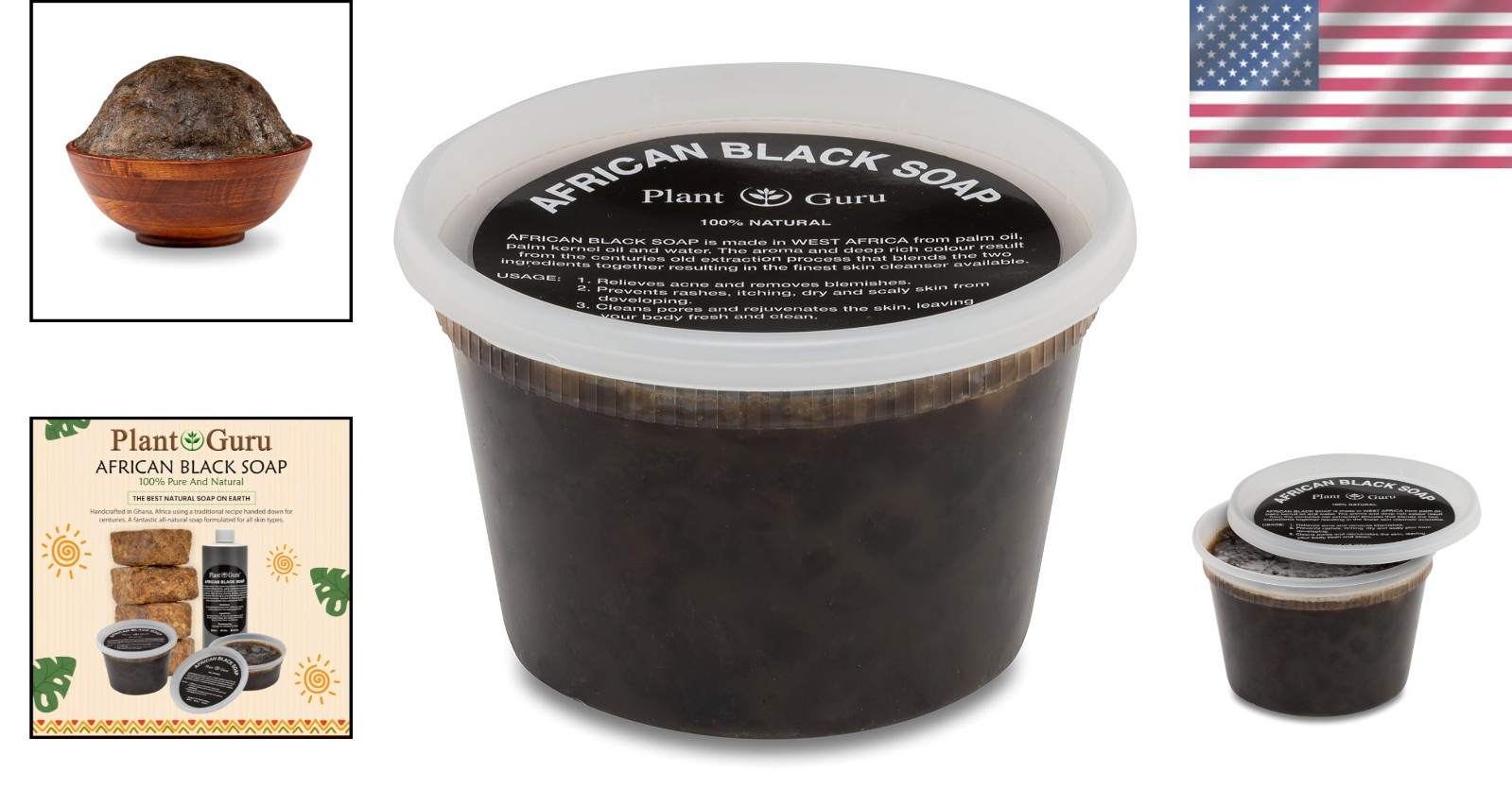 Traditional African Black Soap – Pure & Natural