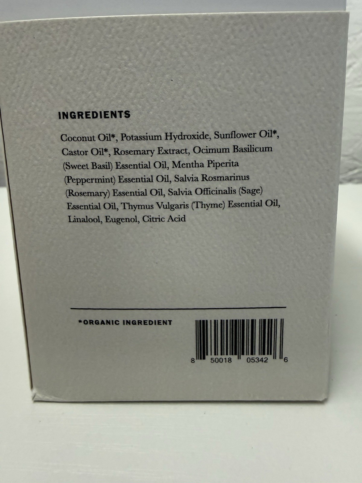 AMASS Botanic Soap Basilisk Breath 16 fl oz Vegan Cruelty-Free
