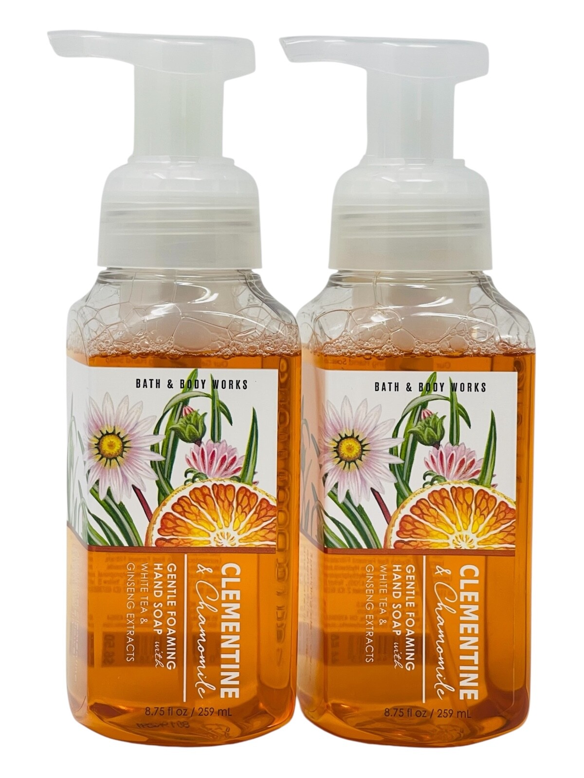 BATH & BODY WORK CLEMENTINE & CHAMOMILE GENTLE FOAMING HAND SOAP 8FLOZ/236mL NEW