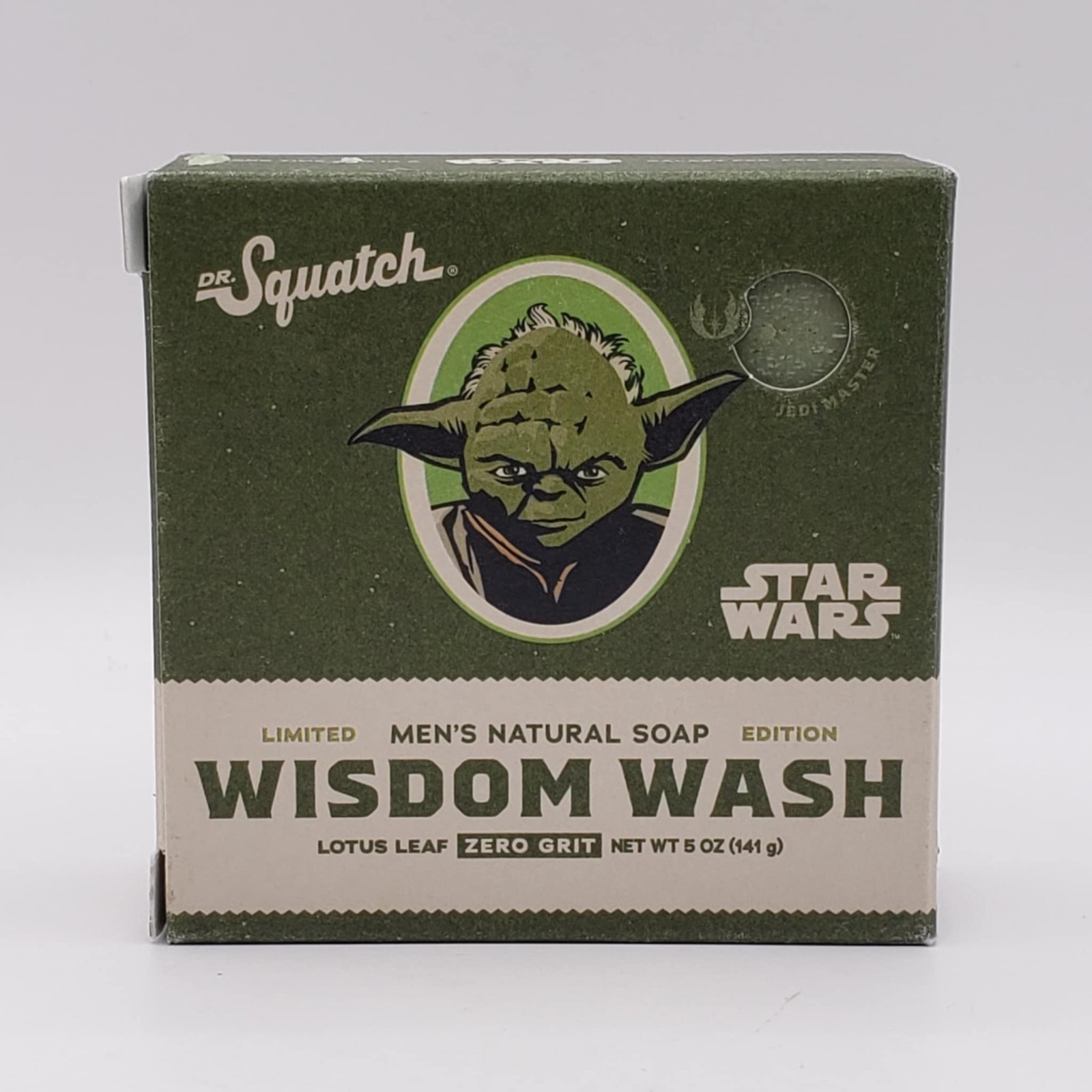 Dr. Squatch Disney Star Wars Wisdom Wash Ltd Ed Natural Bar Soap 5oz – 2 Pk