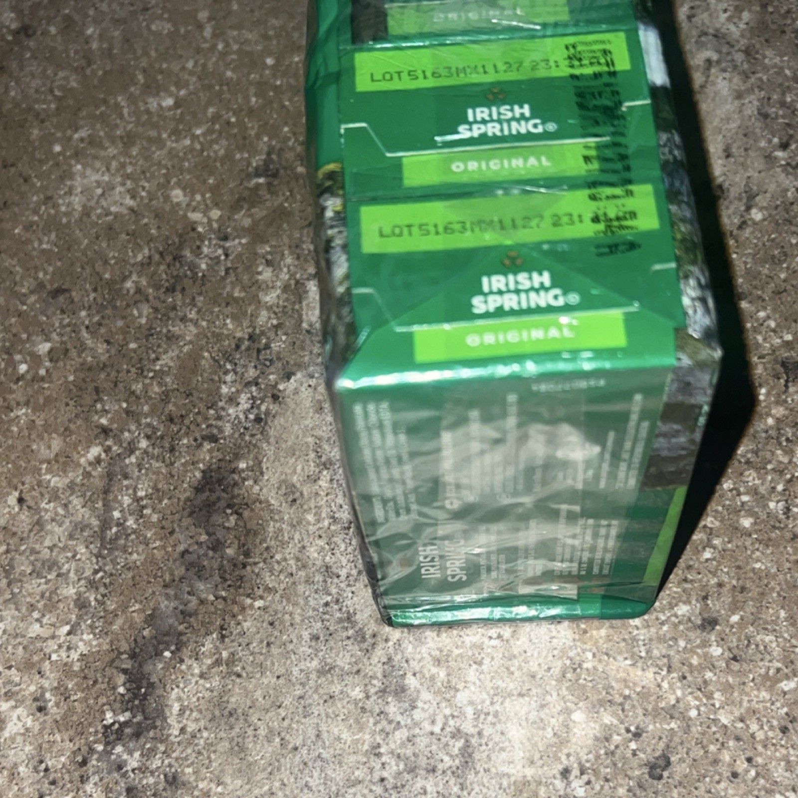 Irish Spring Original Deodorant Soap 3 Bar Pack 3.7oz Each 12HR Fresh 11.1oz