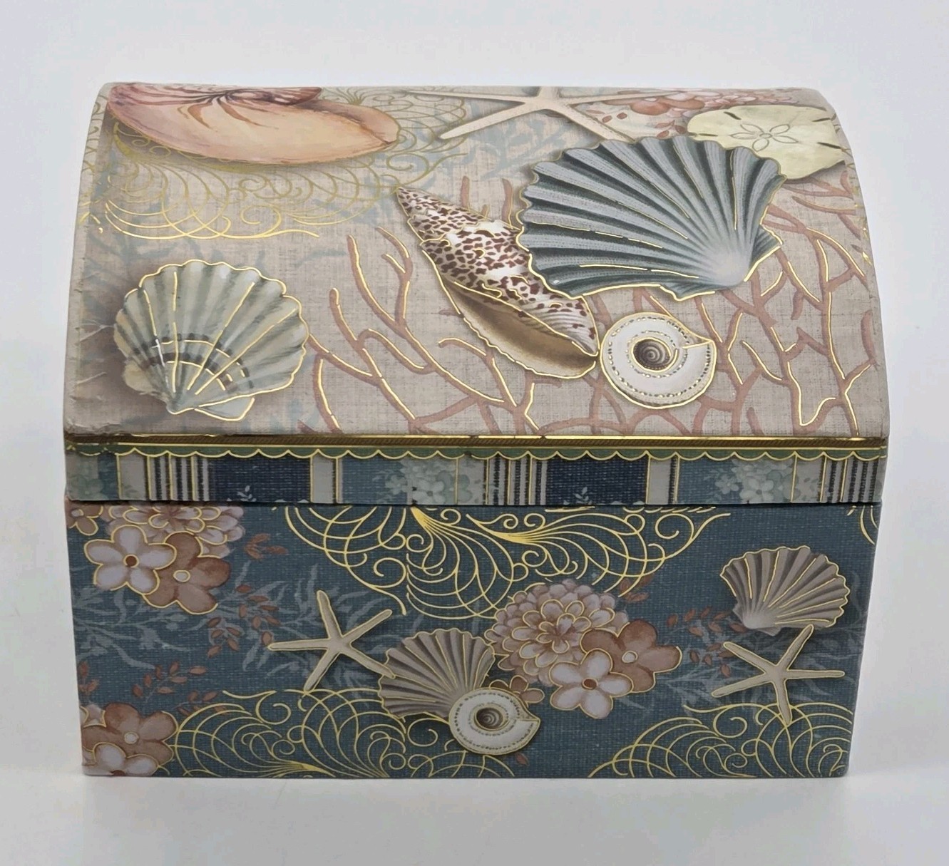 Pooch & Sweetheart Music Box 2 Scented Verbena Soaps Swan Lake Sea Shell Pattern