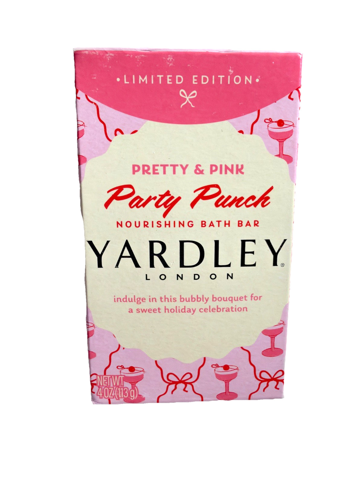 10 Yardley London Limited Edition Pretty & Pink PARTY PUNCH Bath Soap 4oz
