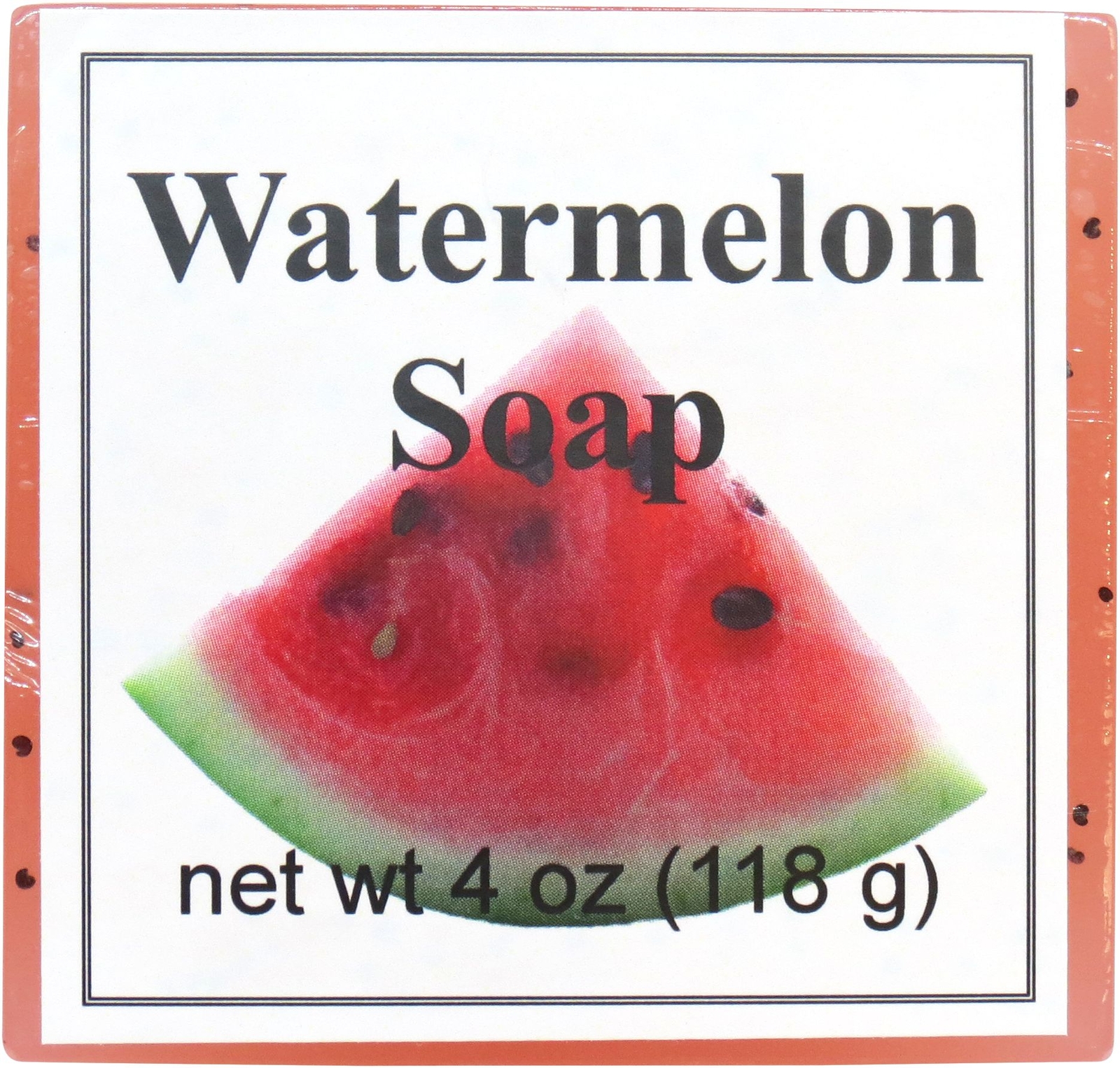 Watermelon Glycerin Soap by Eclectic Lady, 4 oz Bar