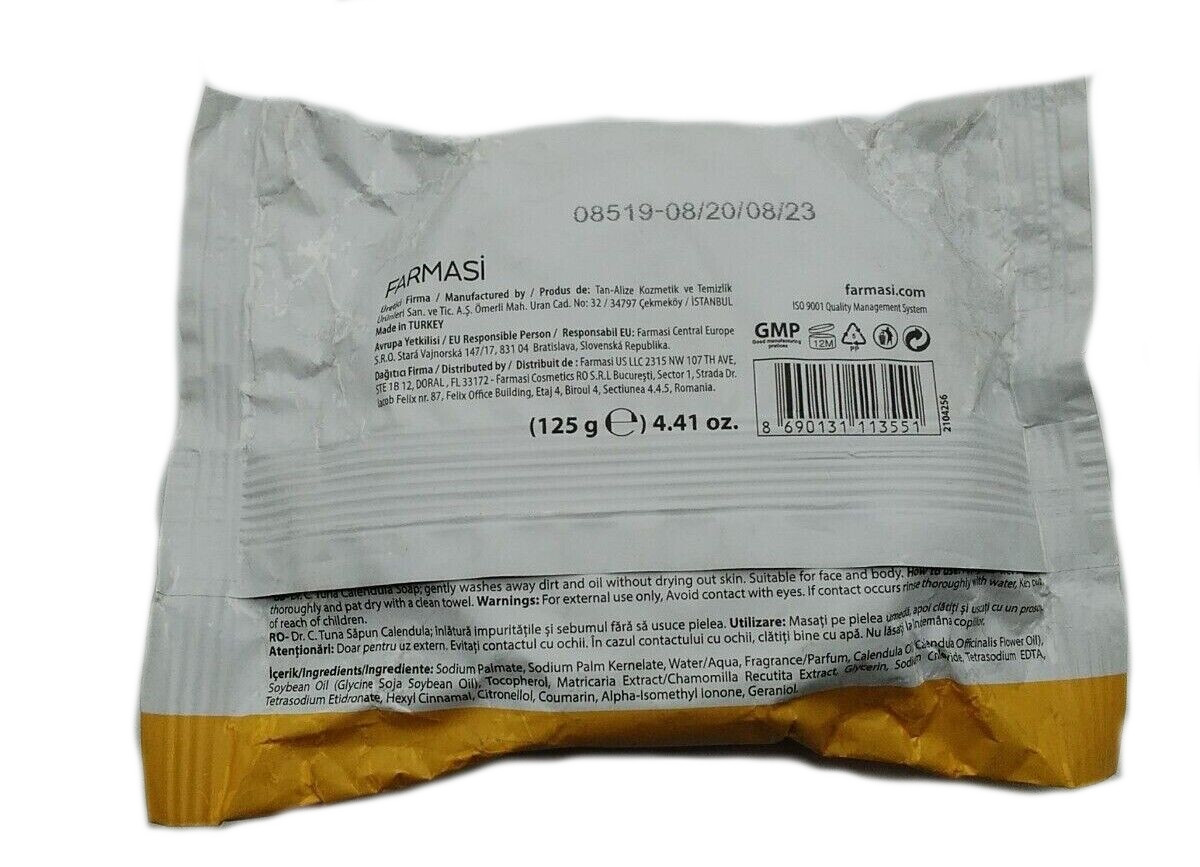 JABON DE CALENDULA Soap 100% ACNE, QUEMADURAS, DESINFLAMA, ULCERAS VARICOSAS
