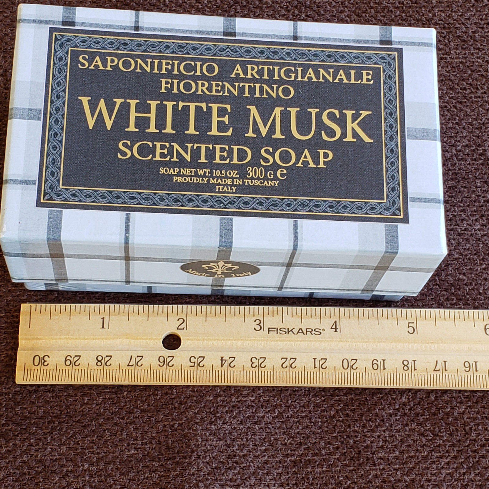 Italian Gentleman Soap Saponificio Artigianale Fiorentino White Musk    b10