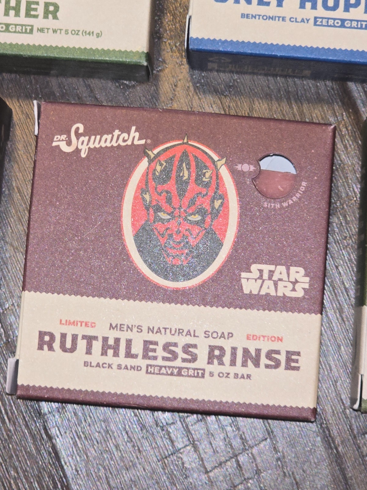 LOT of 5 Squatch STAR WARS soap Legendary Wisdom Hope Ruthless Dark Side New Set