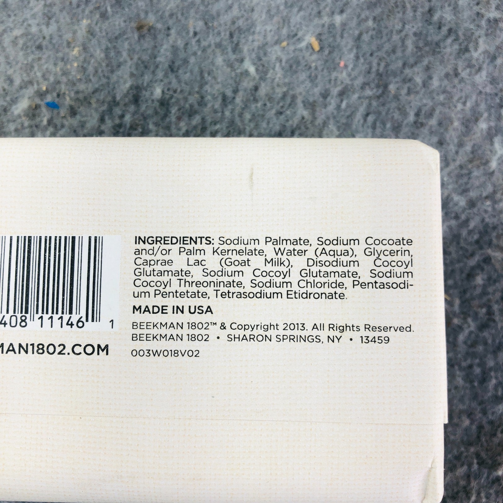 Beekman 1802 Fragrance-Free Unscented 9 oz Pure Goat Milk Soap Bar – Lot of 3