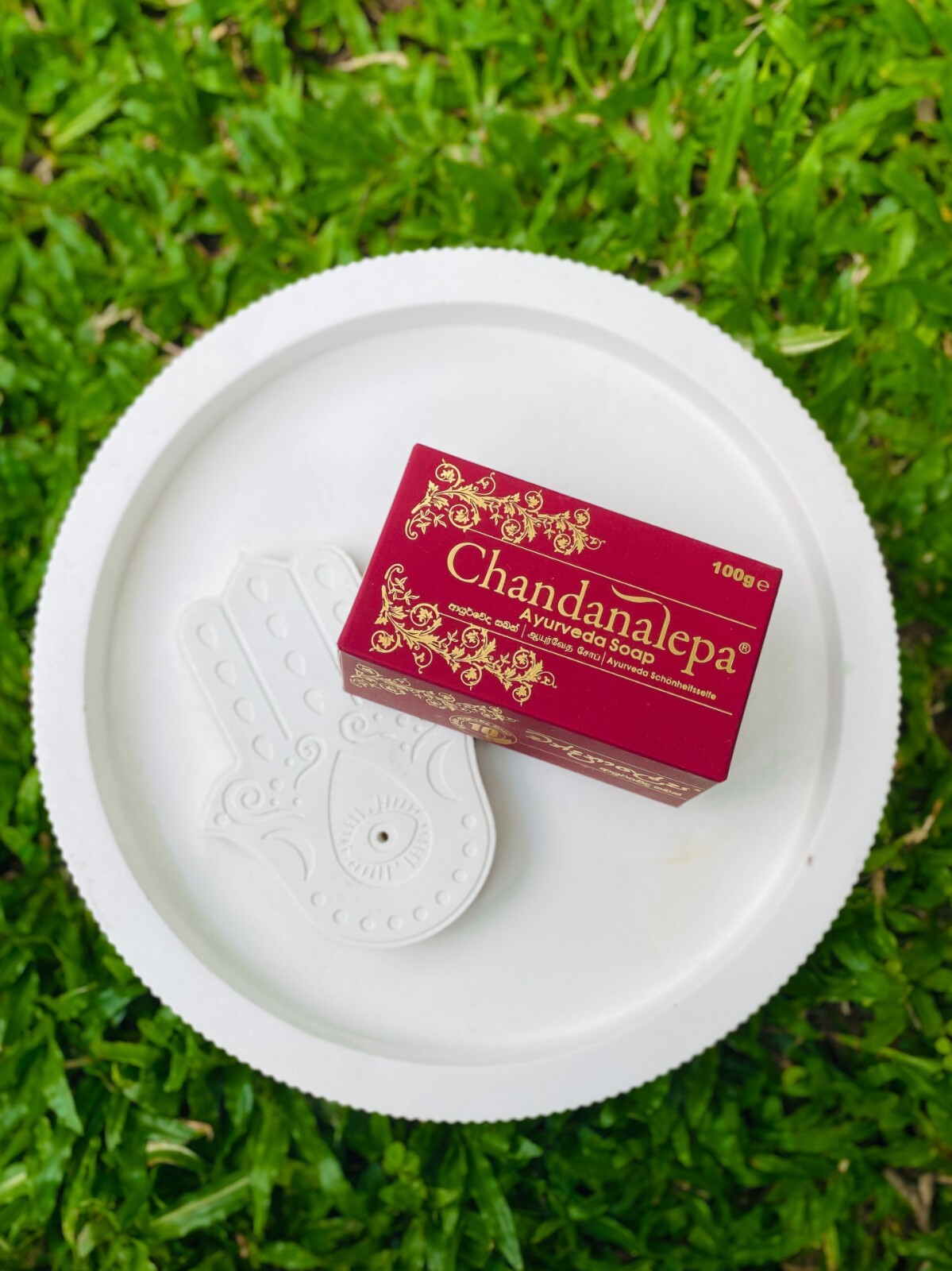 New Chandanalepa Ayurveda Beauty Soap Herbal Sandalwood Body Skin Care Natural