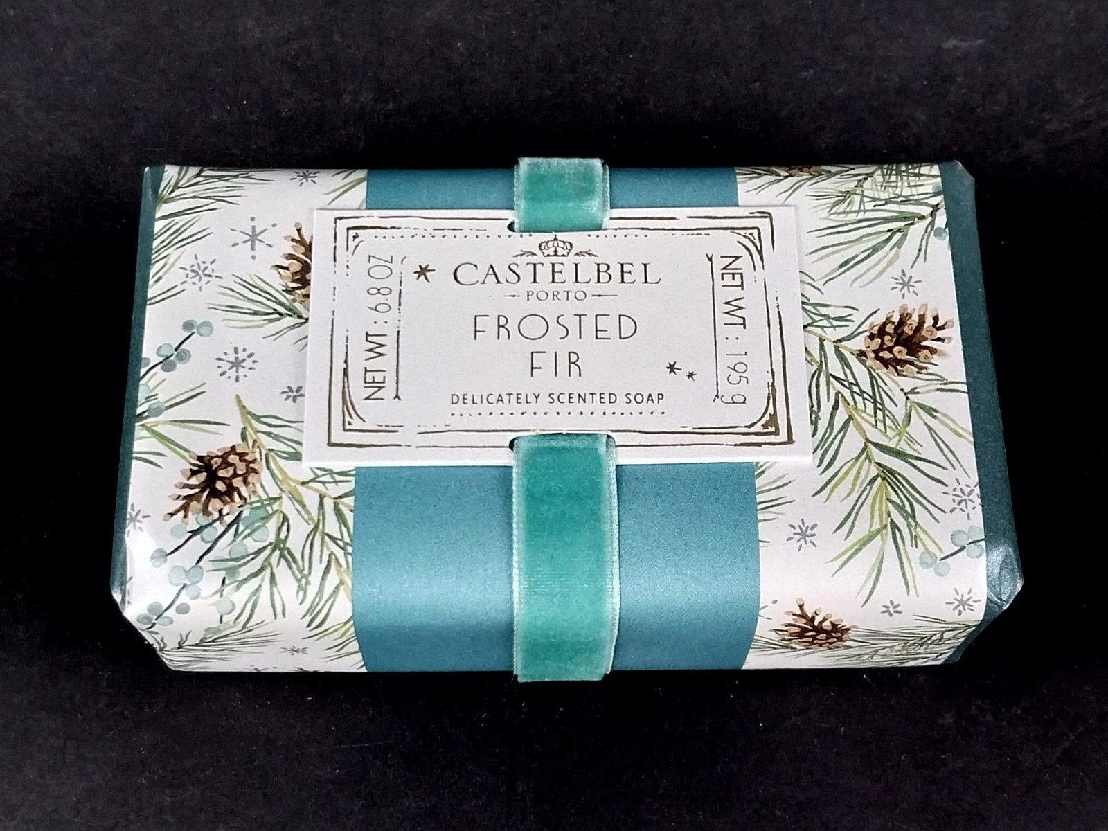 Castelbel Frosted Fir Delicately Scented Soap Bar 6.8 oz Made in Portugal – NEW!
