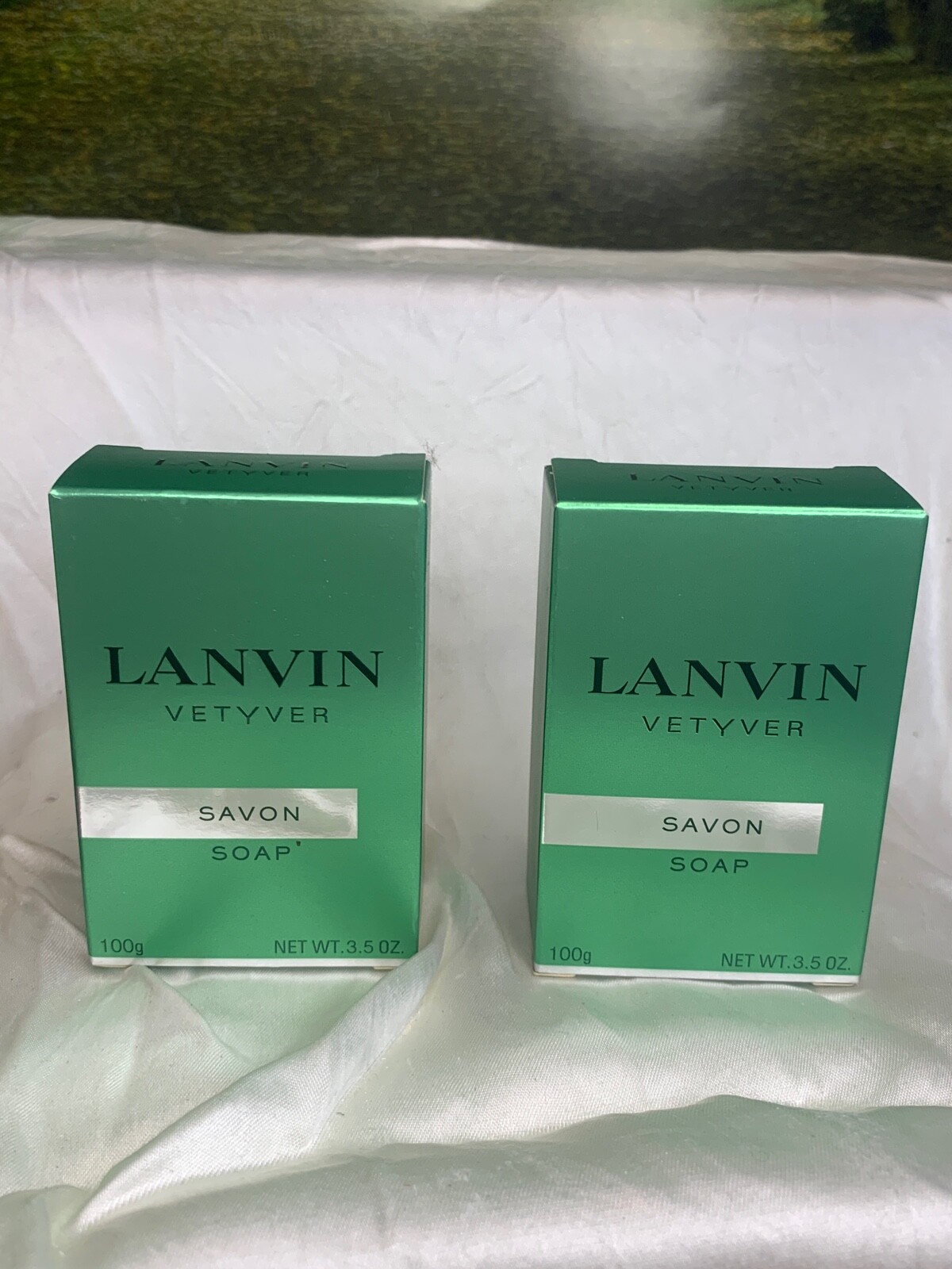Lanvin Vetyver Two Bars of Soap 2x 100g (new with box)