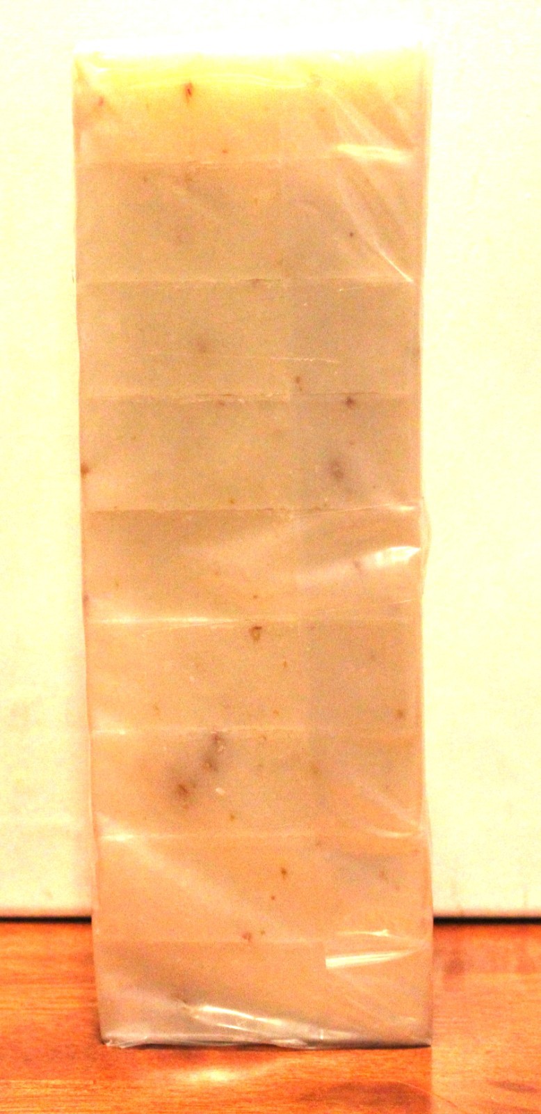 Unscented Goat Milk Cold Processed handmade soap loaf, 9 precut bars