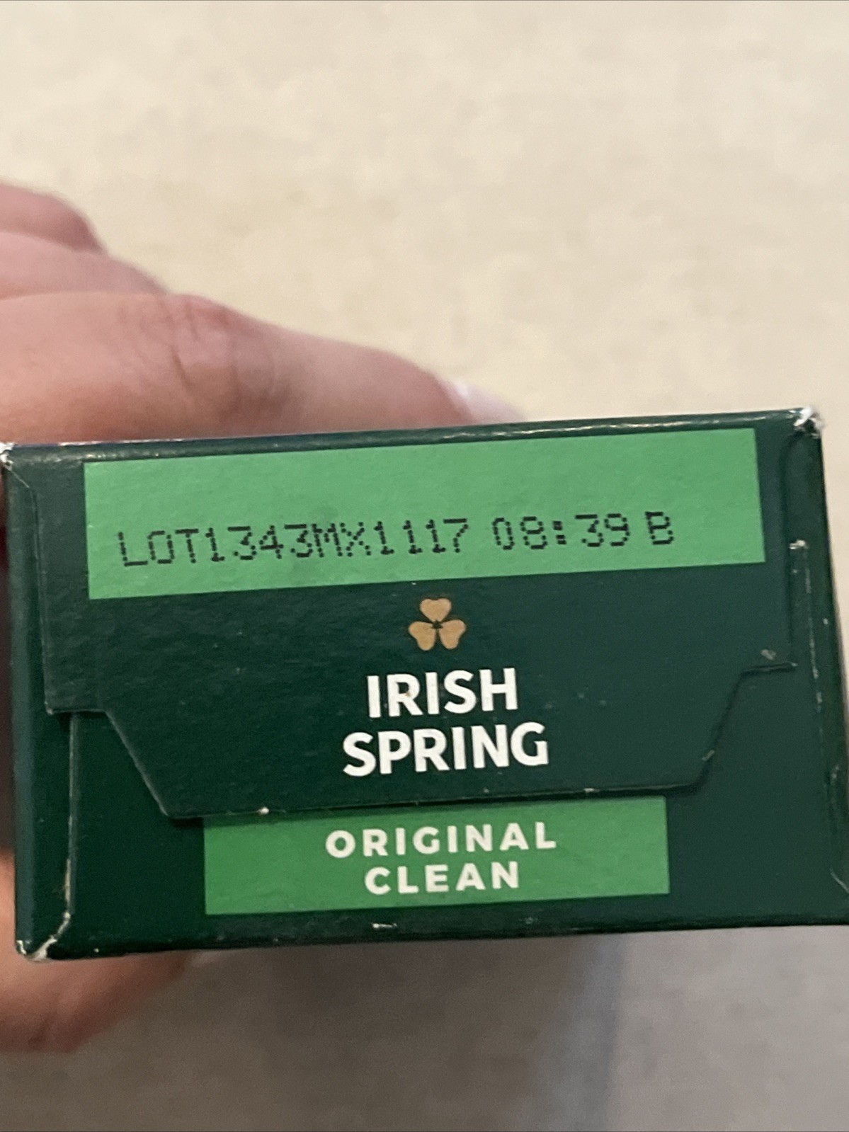 Irish Spring Original Clean 12HR Fresh Deodorant Soap 4.5 OZ (127g)