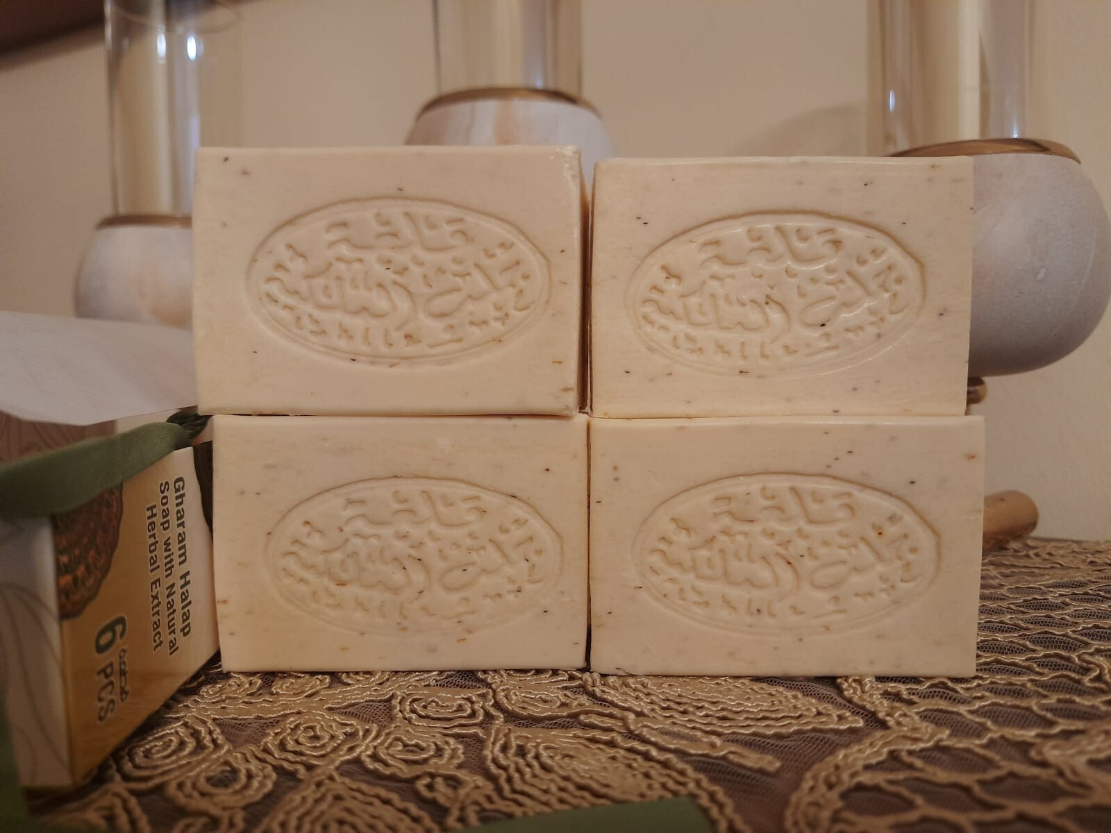 Natural olive oil soap, oriental fragrances and frankincense, handmade for body