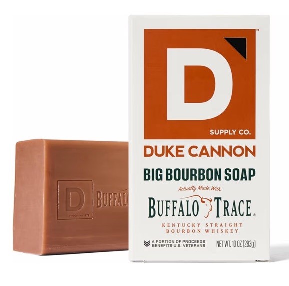 Duke Cannon Supply Co. Men’s Bourbon Bar Soap 10 oz Extra Large USA Made