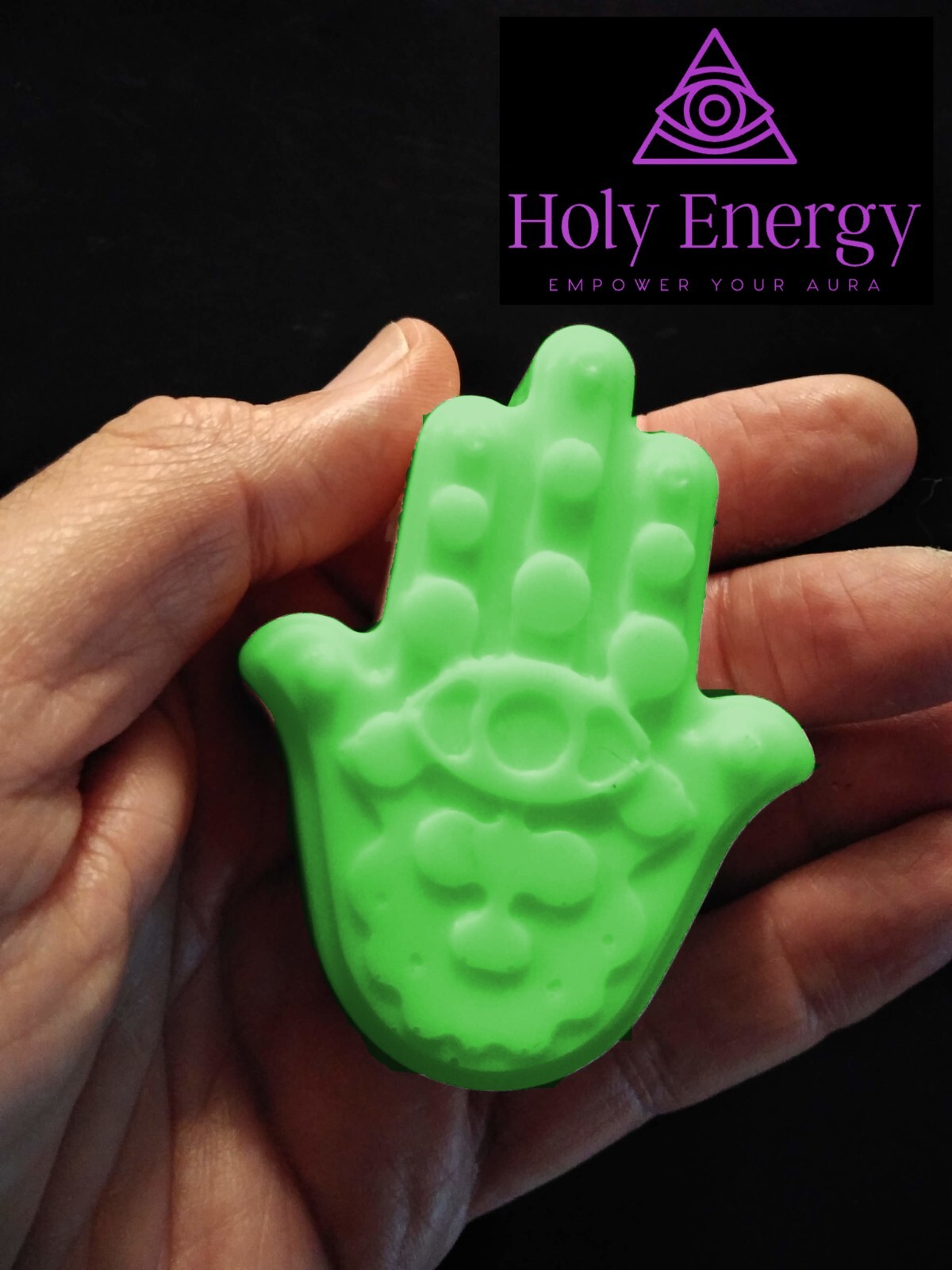 Set of 4 Hamsa Soap Handmade Natural Soap Infused With Essential Oils