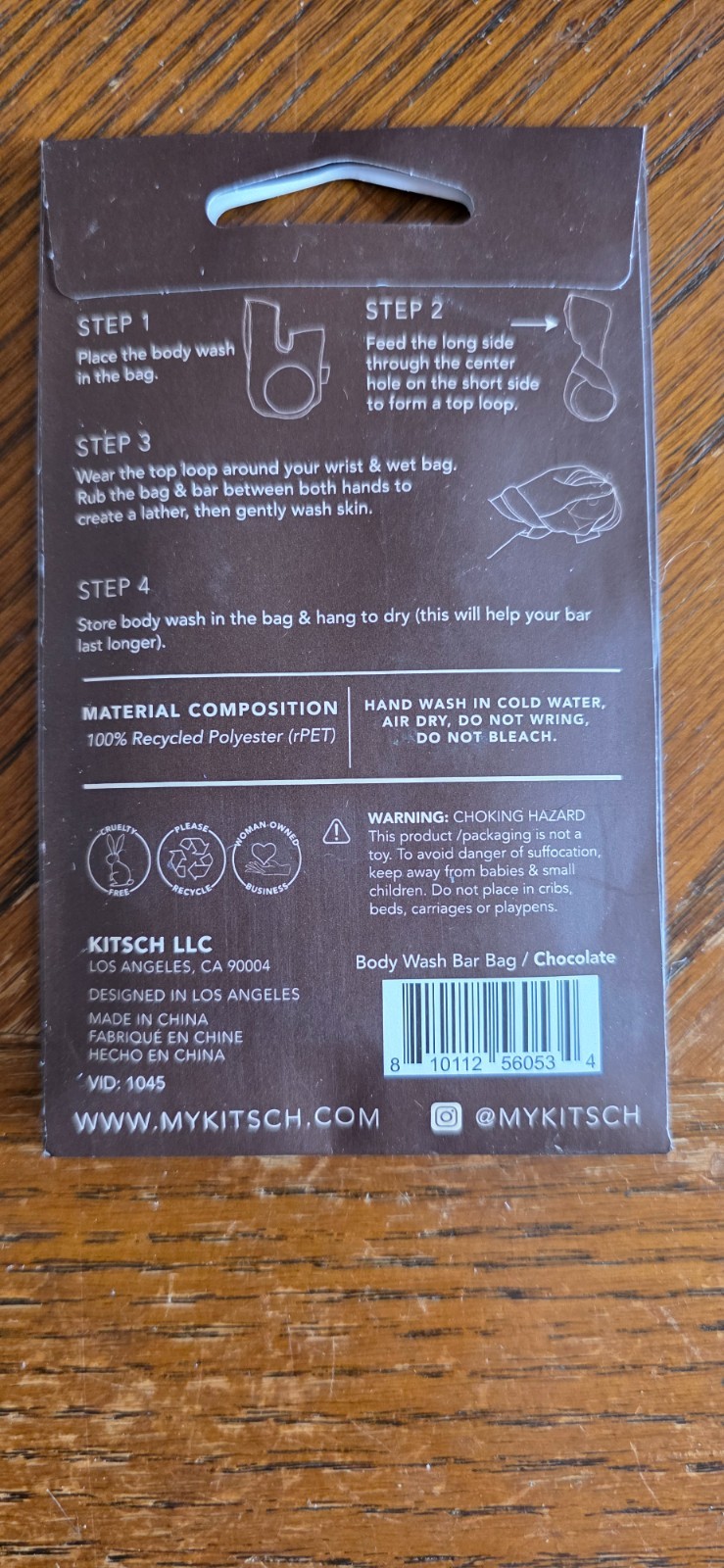 Kitsch Body Bar No Parabens Phthalates Silicones Sulfates Artificial Fragrances