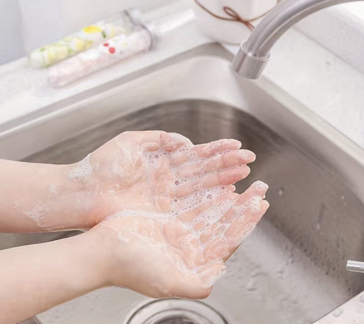 One Mini Scented Soap Bath Hand Washing Paper Tube Portable Soap Travel Camping