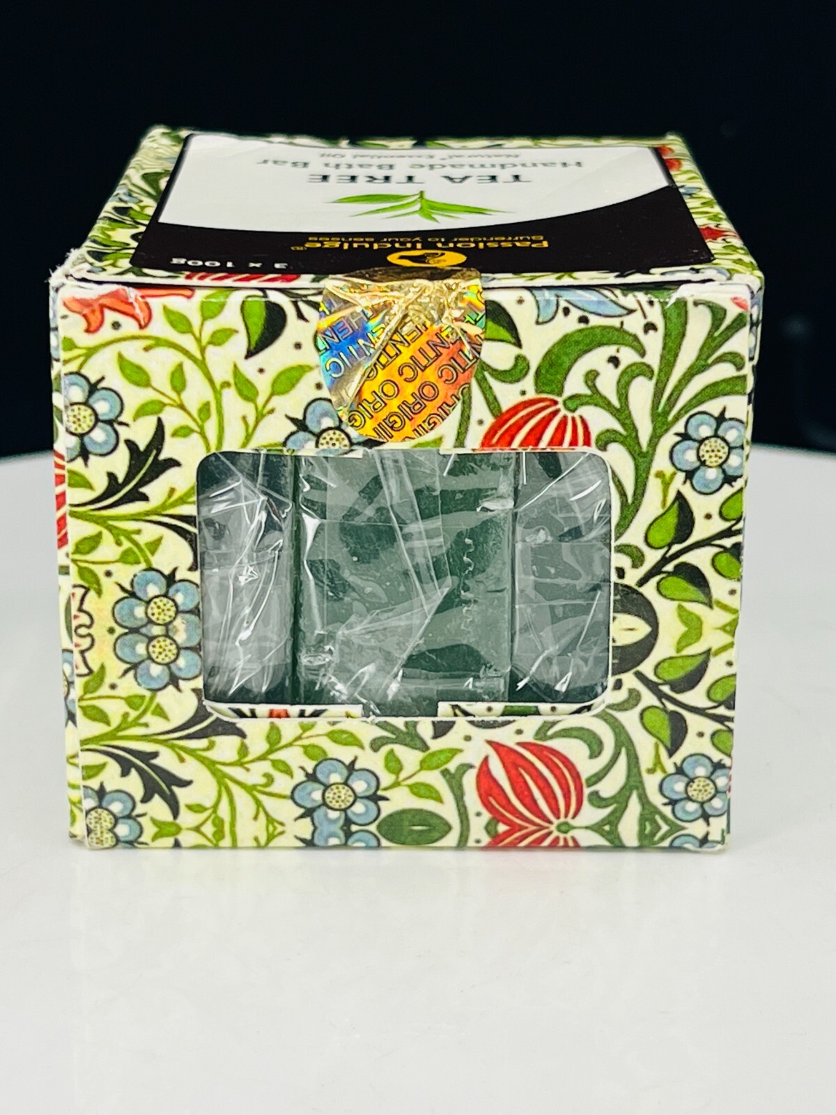 Passion Indulge Tea Tree Handmade Bath Bar Pack of 3*100g (NIB)