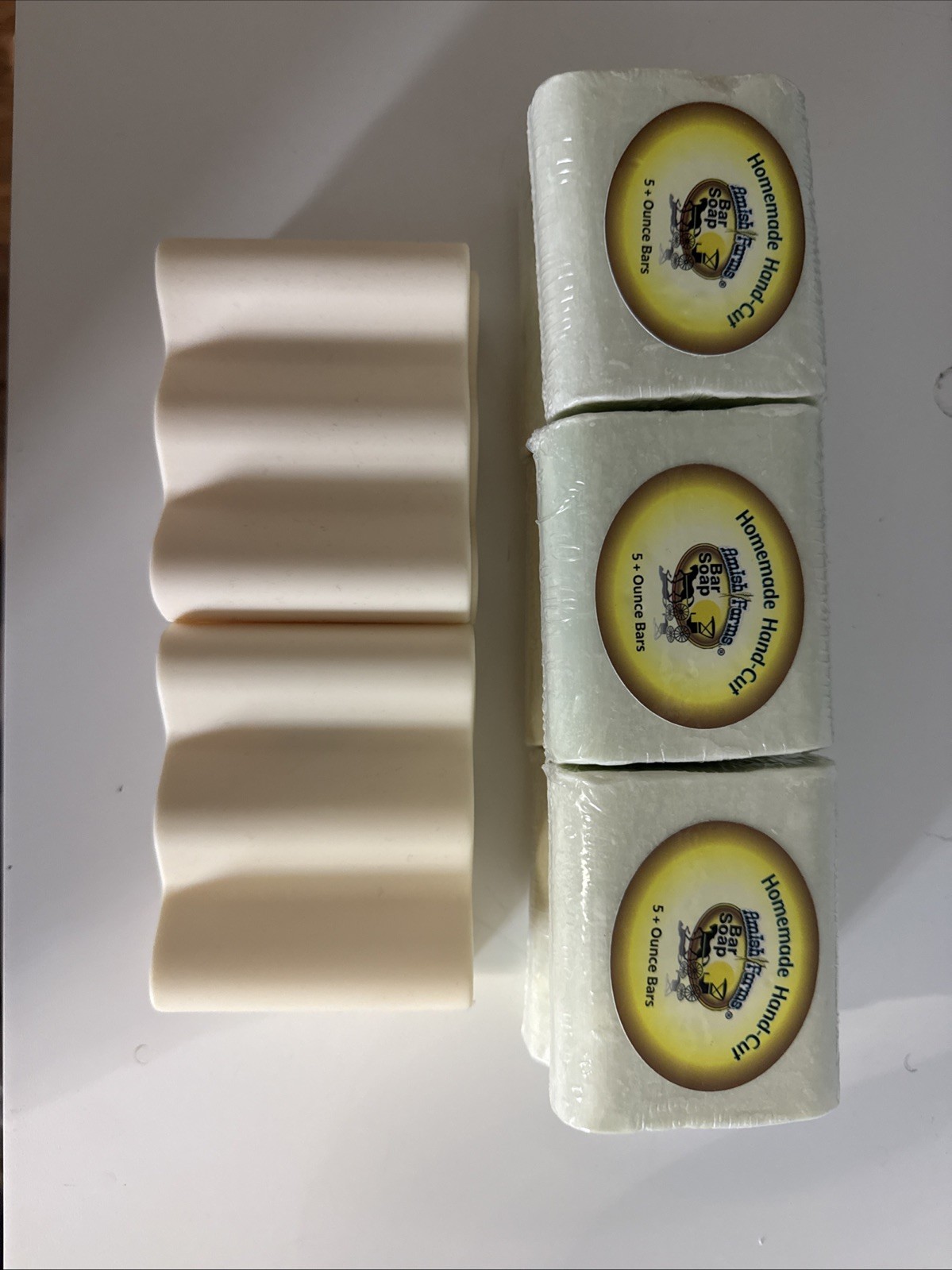 Set Of 6 Amish Farms Soap & 6 Soap Savers #36