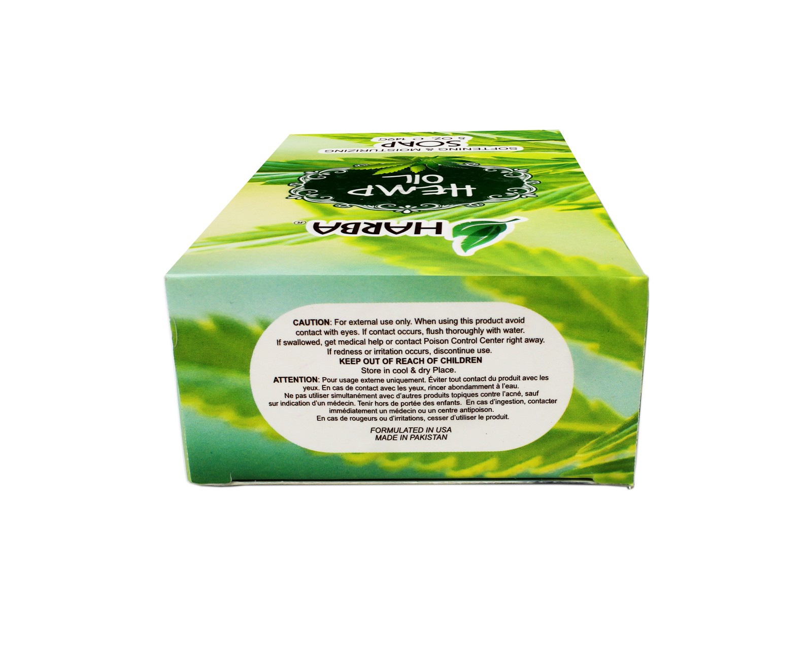 Harba Bath Soap Hemp Oil, Softening & Moisturizing, 5 OZ (142g) – 3 Pack